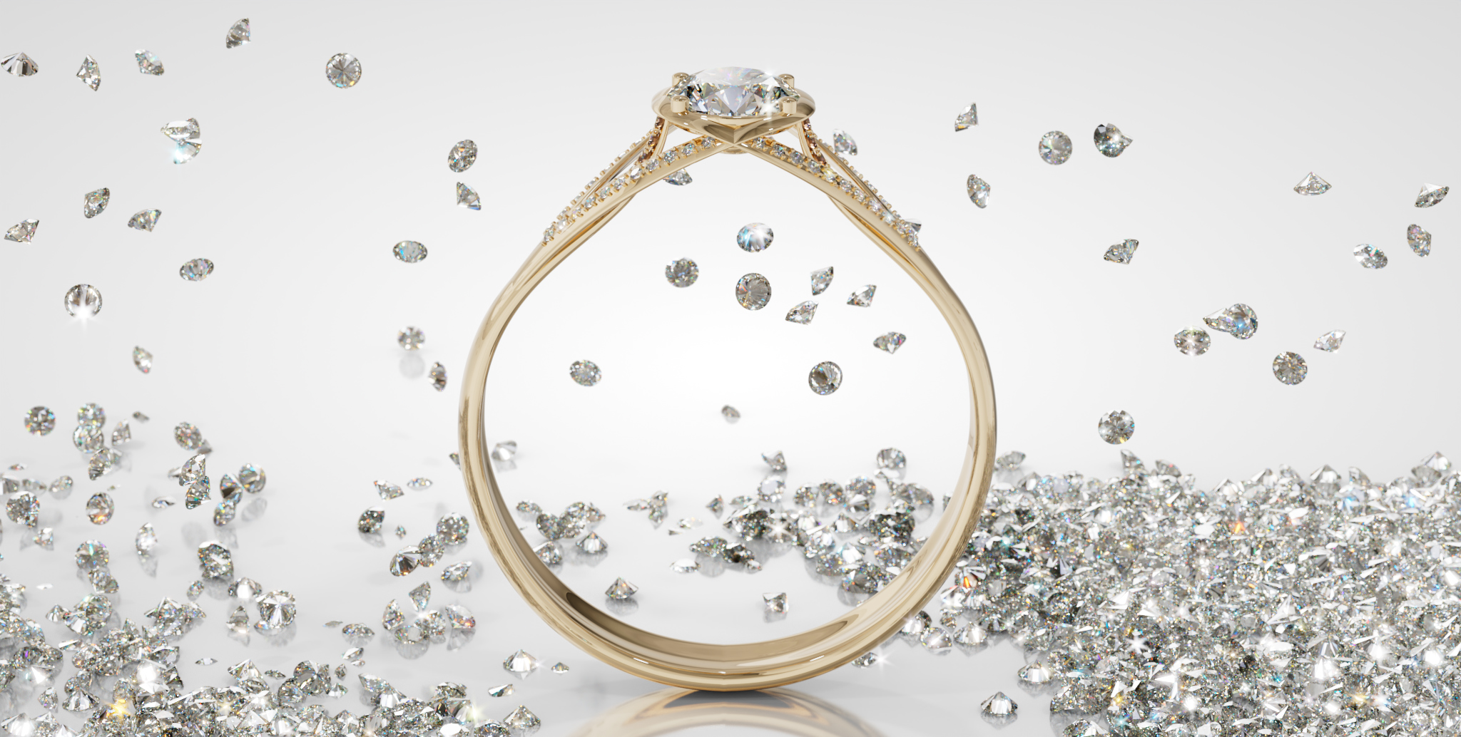 Обручальное кольцо, 3d визуализация — Изображение №1 — 3D, Анимация на Dprofile