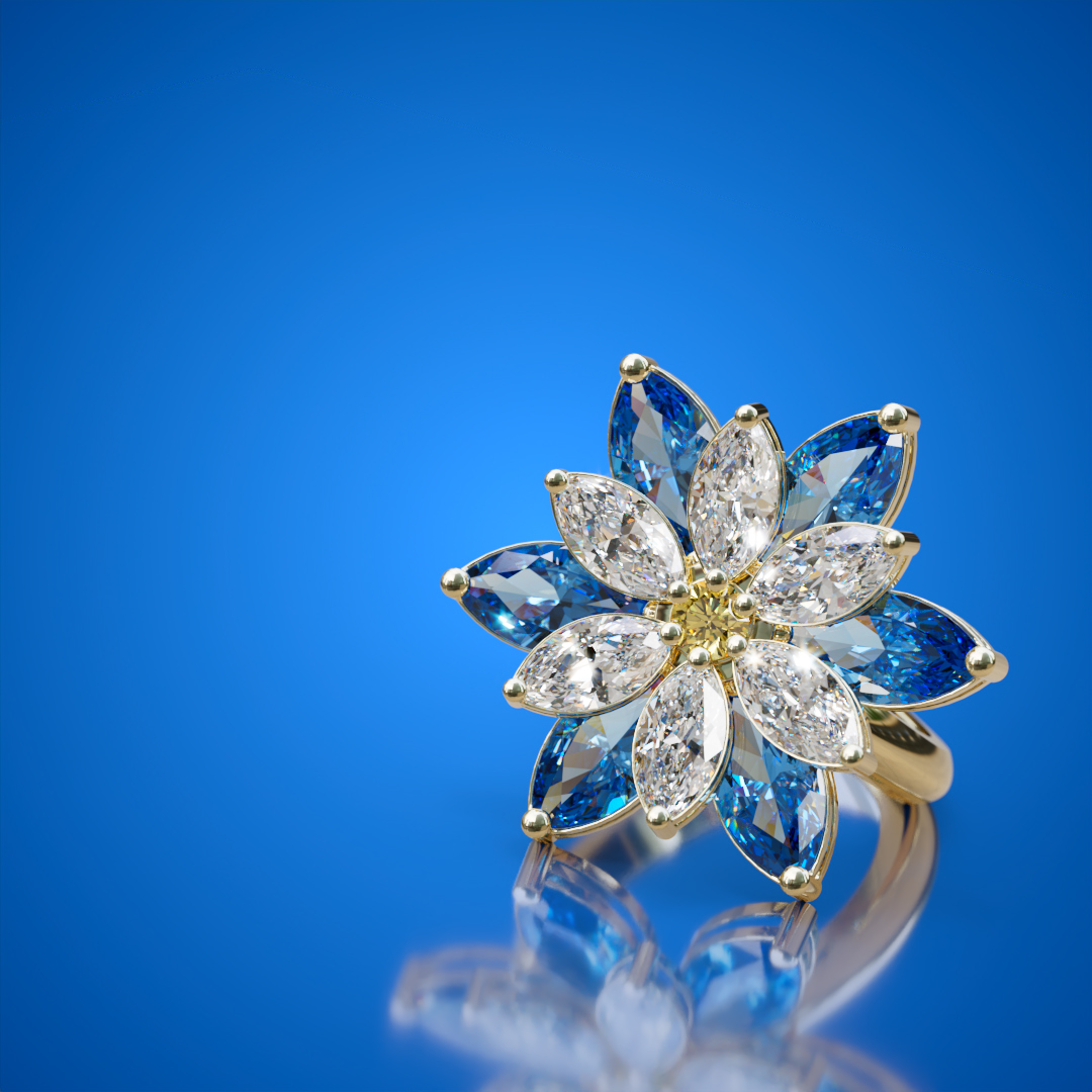 Flower ring: product visualization — Изображение №3 — 3D, Анимация на Dprofile