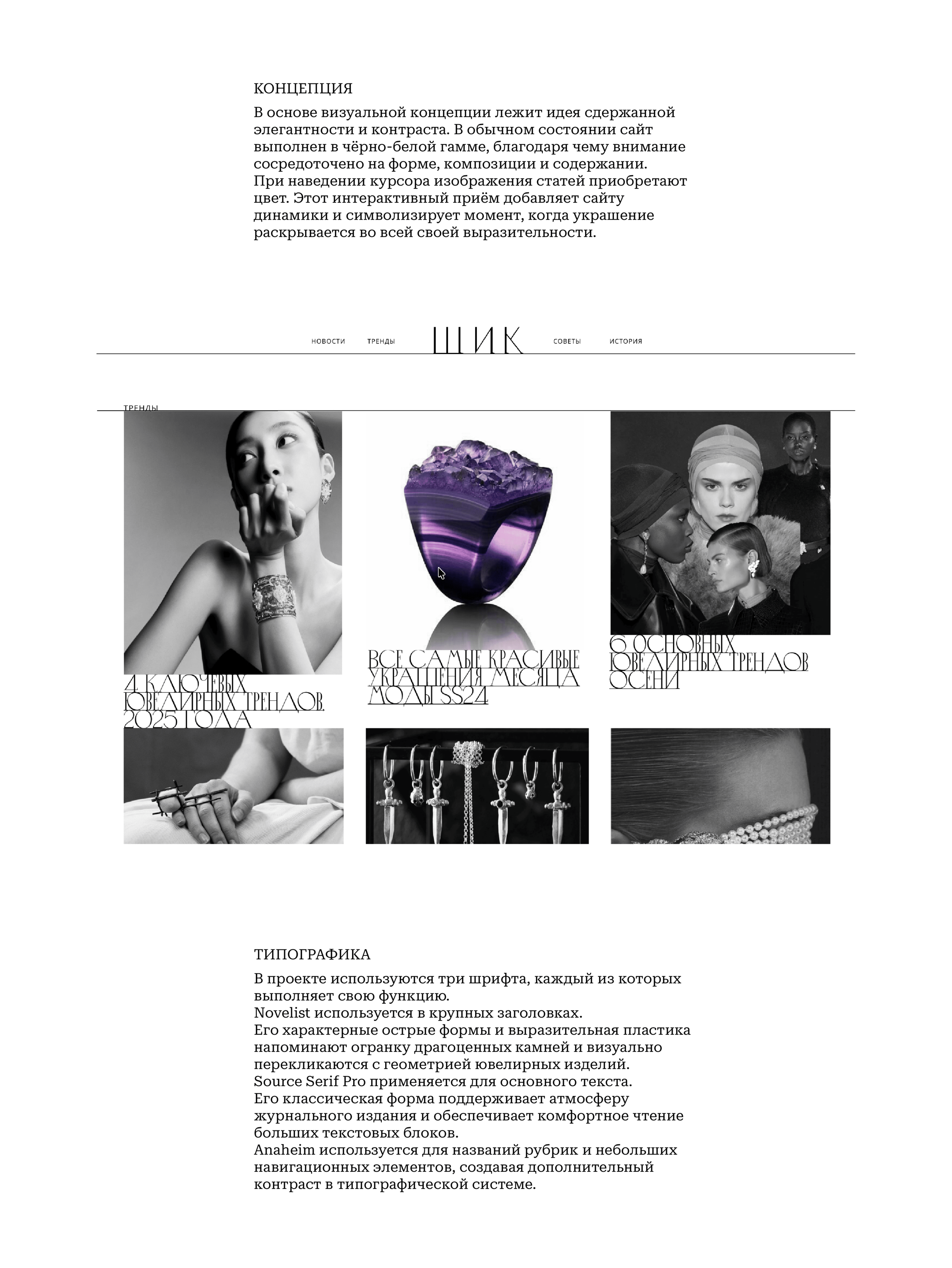 ШИК | сайт и журнал — Изображение №3 — Брендинг, Графика на Dprofile