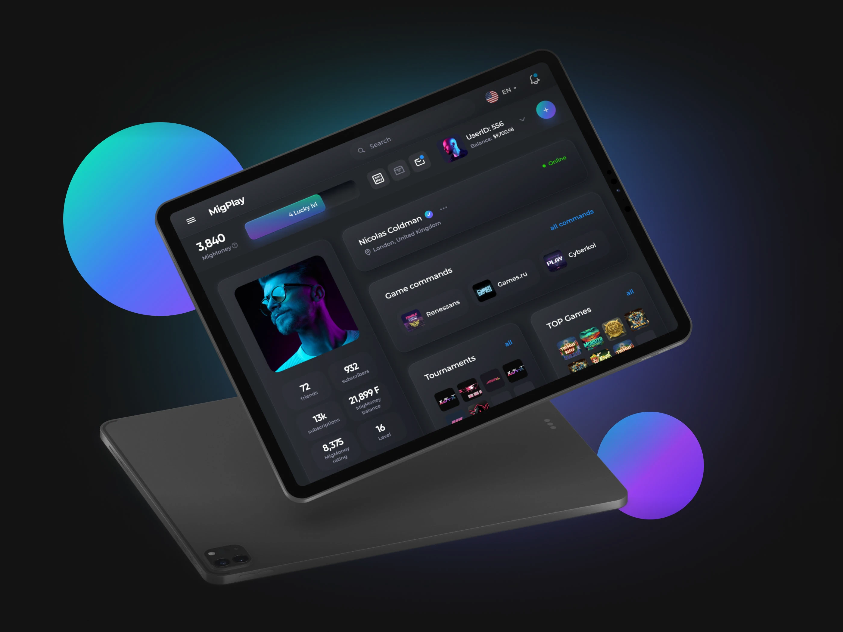 Casino слоты UX/UI — Landing & P2E пользовательский опыт — Изображение №4 — Интерфейсы на Dprofile