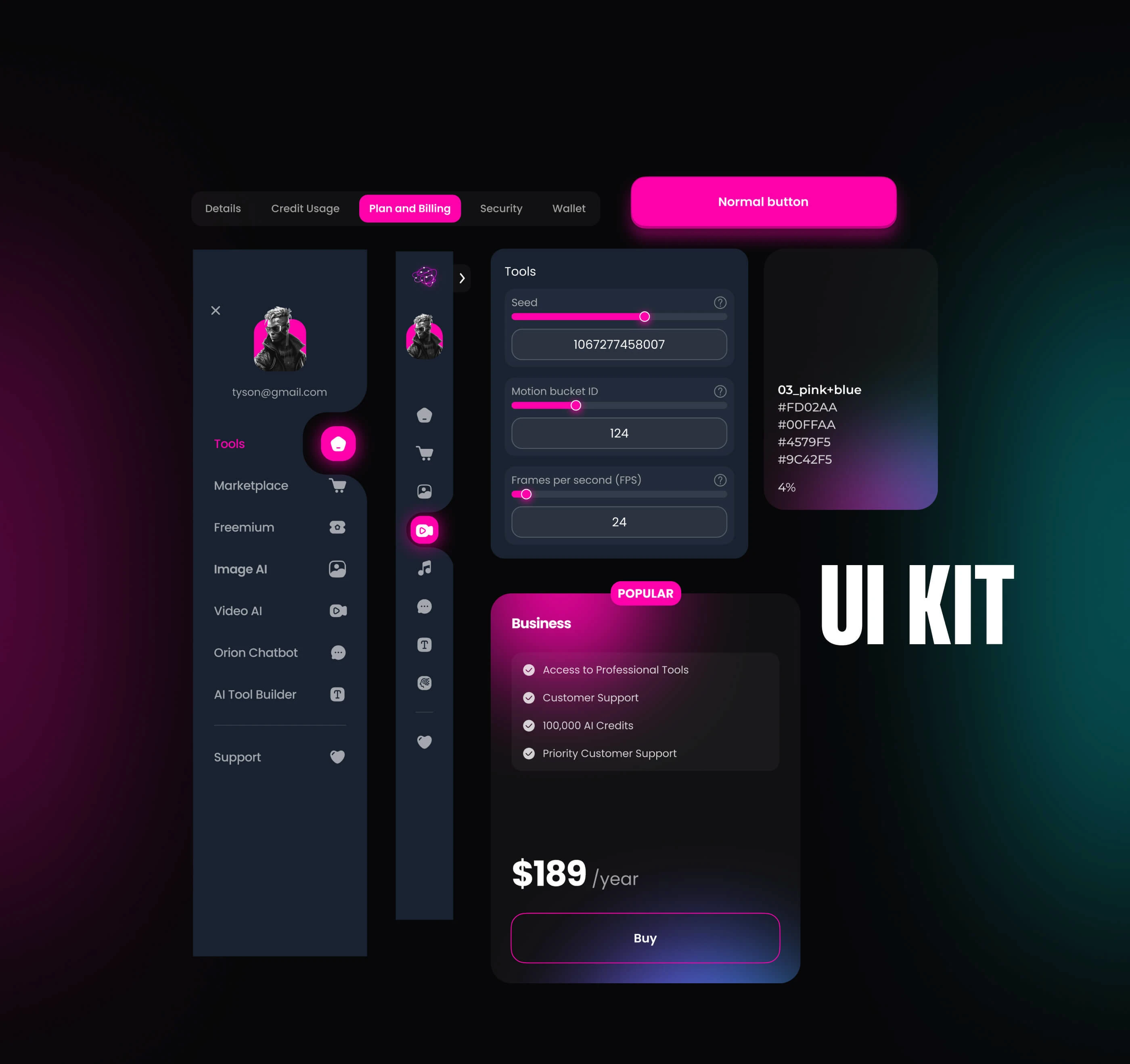 UX/UI-дизайн для AI-платформы в сфере криптоаналитики — Изображение №10 — Интерфейсы на Dprofile