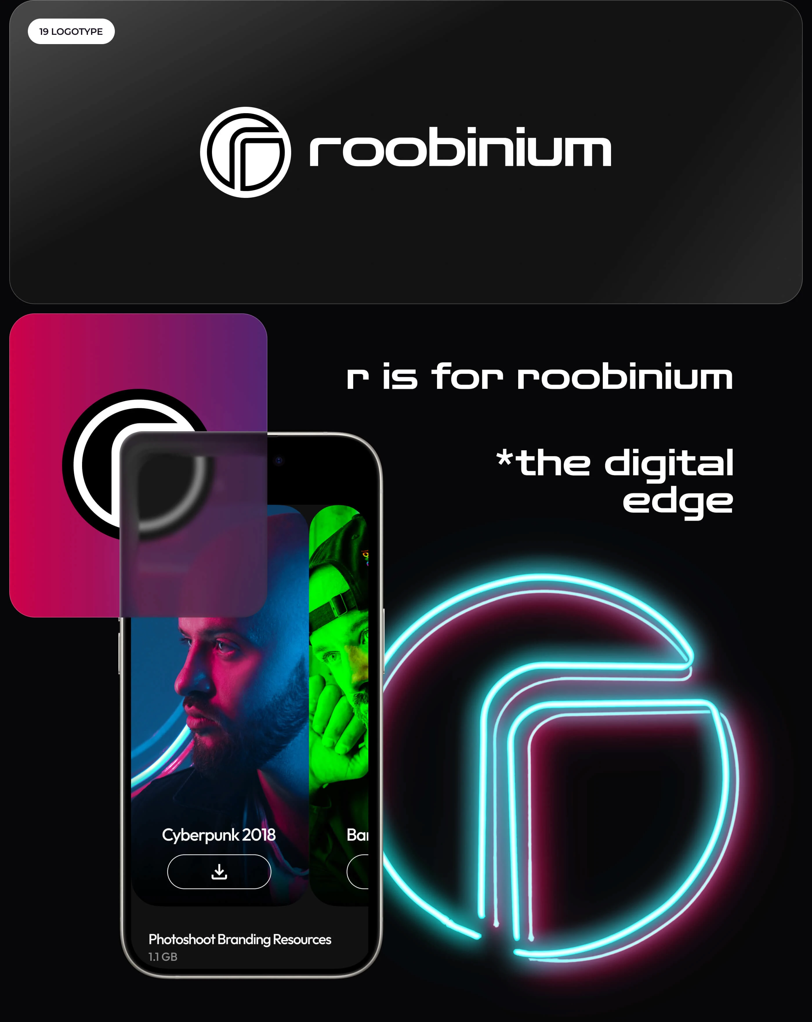 Roobinium 2.0 — обновление сайта дизайн-студии Web3 / Game / AI — Изображение №15 — Интерфейсы, Брендинг на Dprofile