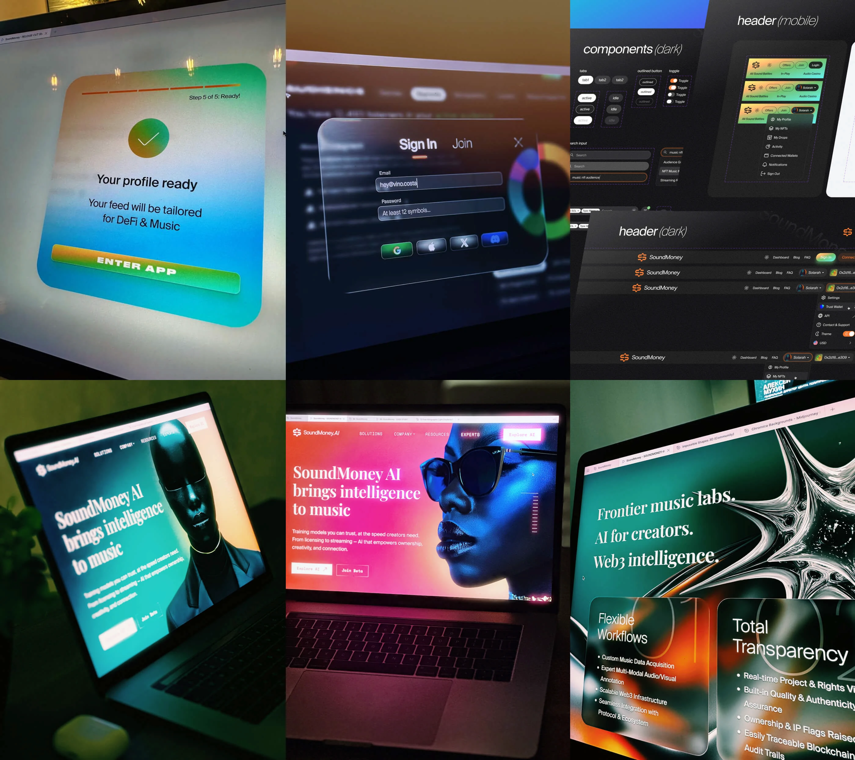 Music Beyond Platforms — Web3-экосистема для креаторов — Изображение №17 — Интерфейсы на Dprofile