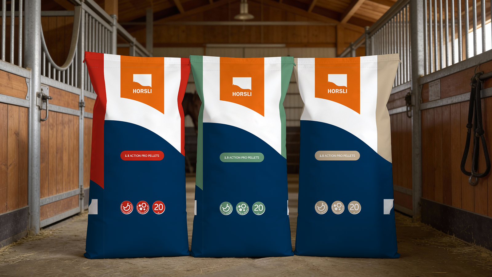 HORSLI | Айдентика, упаковка — Изображение №4 — Брендинг, Промдизайн на Dprofile