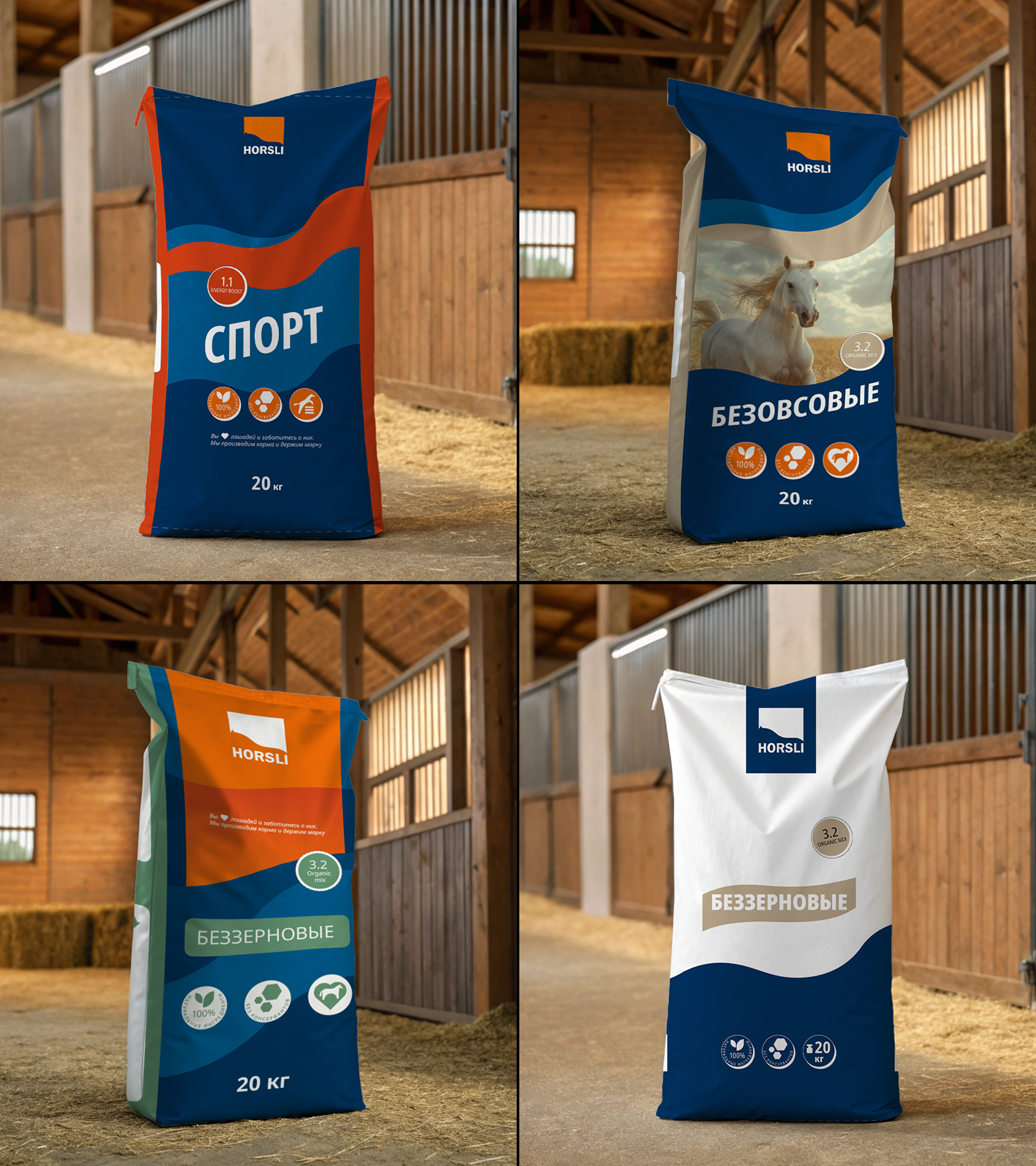 HORSLI | Айдентика, упаковка — Изображение №3 — Брендинг, Промдизайн на Dprofile