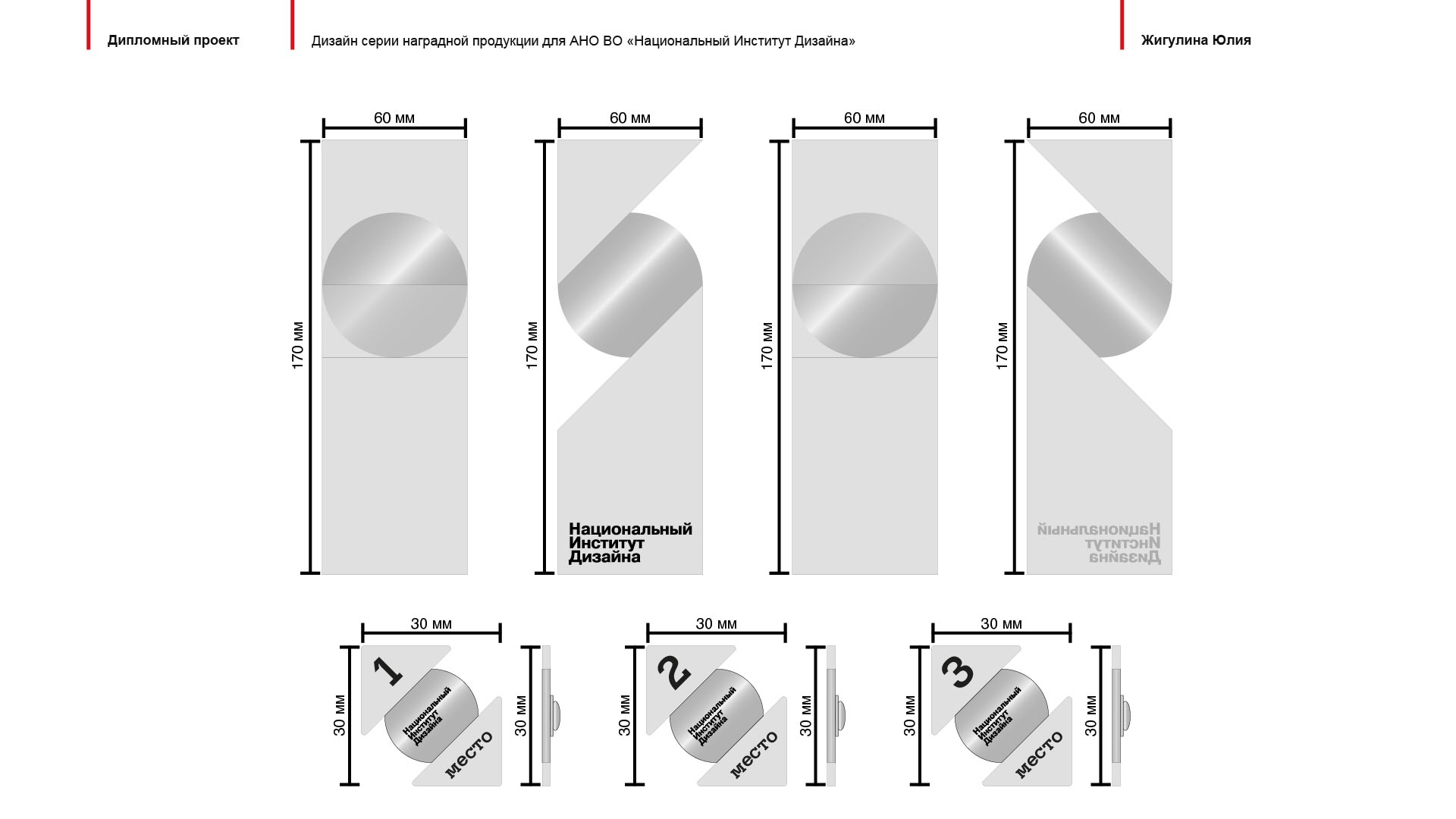 Дипломный проект Серия наградной продукции для НИД — Изображение №13 — Брендинг, Иллюстрация на Dprofile