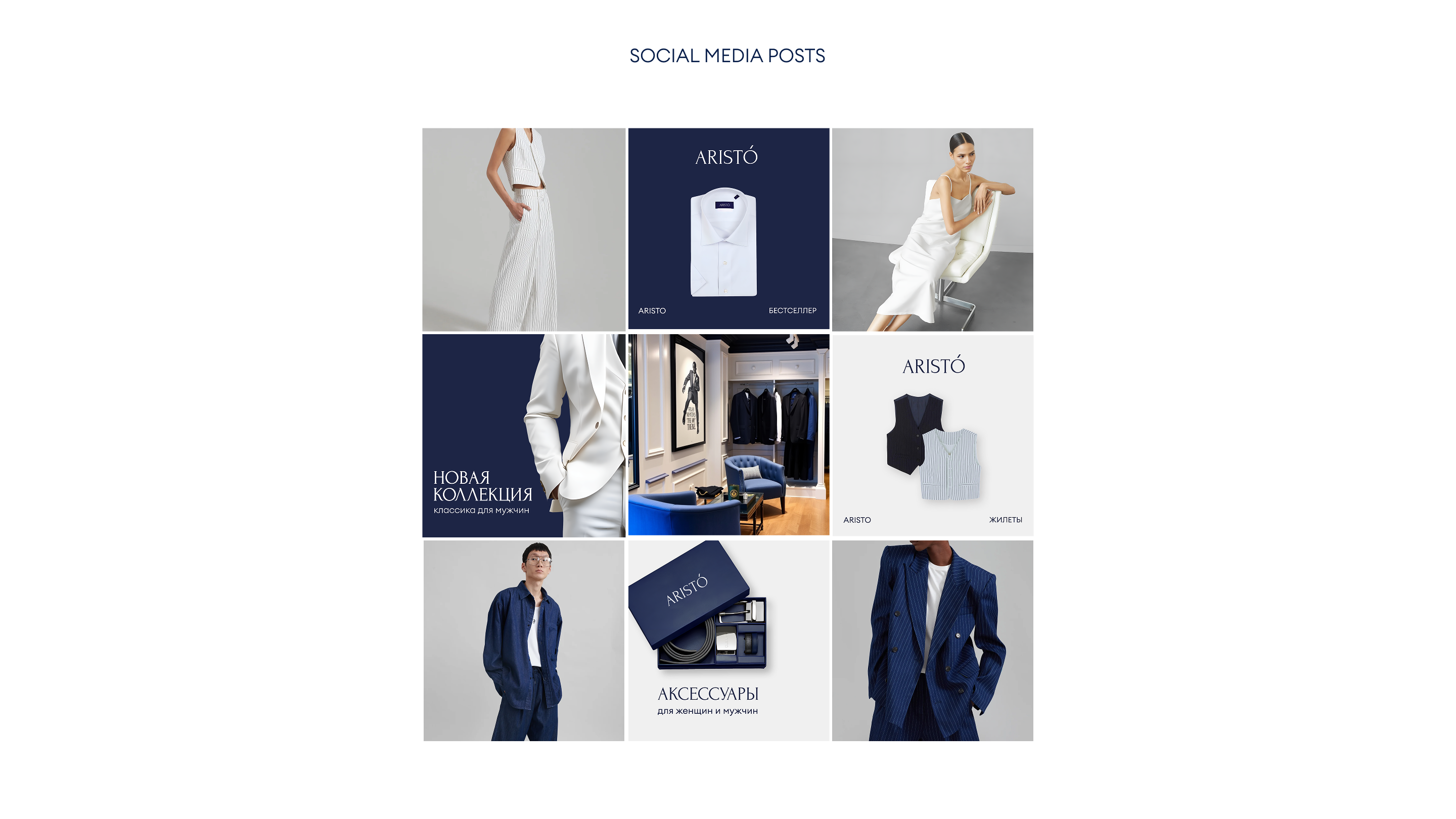 ARISTO | бренд классической одежды | фирменный стиль — Изображение №12 — Брендинг, Графика на Dprofile