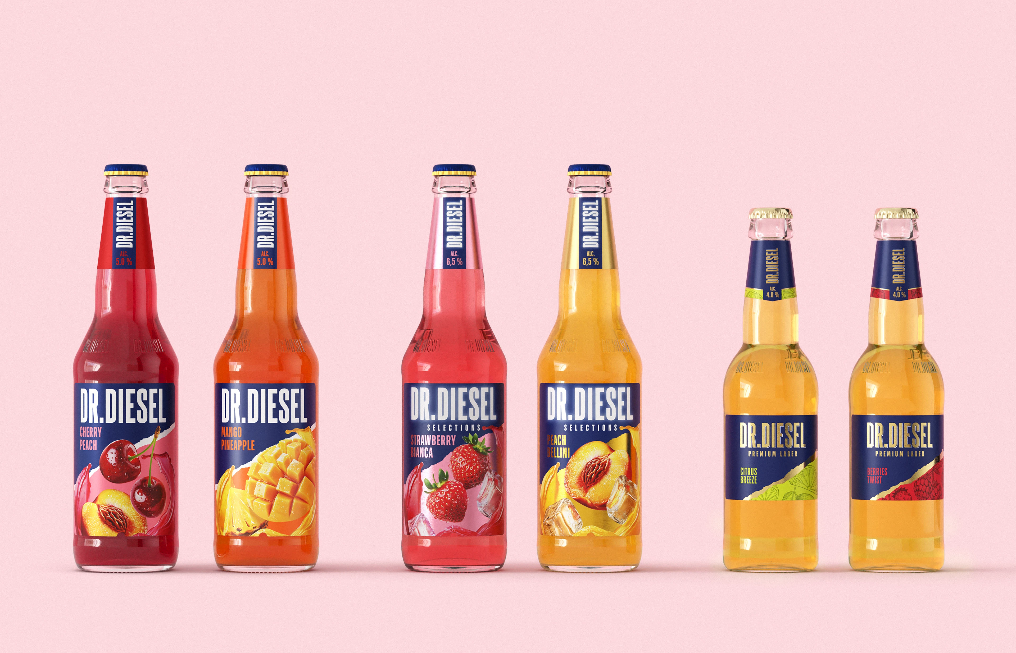 DR.DIESEL Линейка алкогольных напитков — Изображение №9 — Брендинг, Иллюстрация на Dprofile