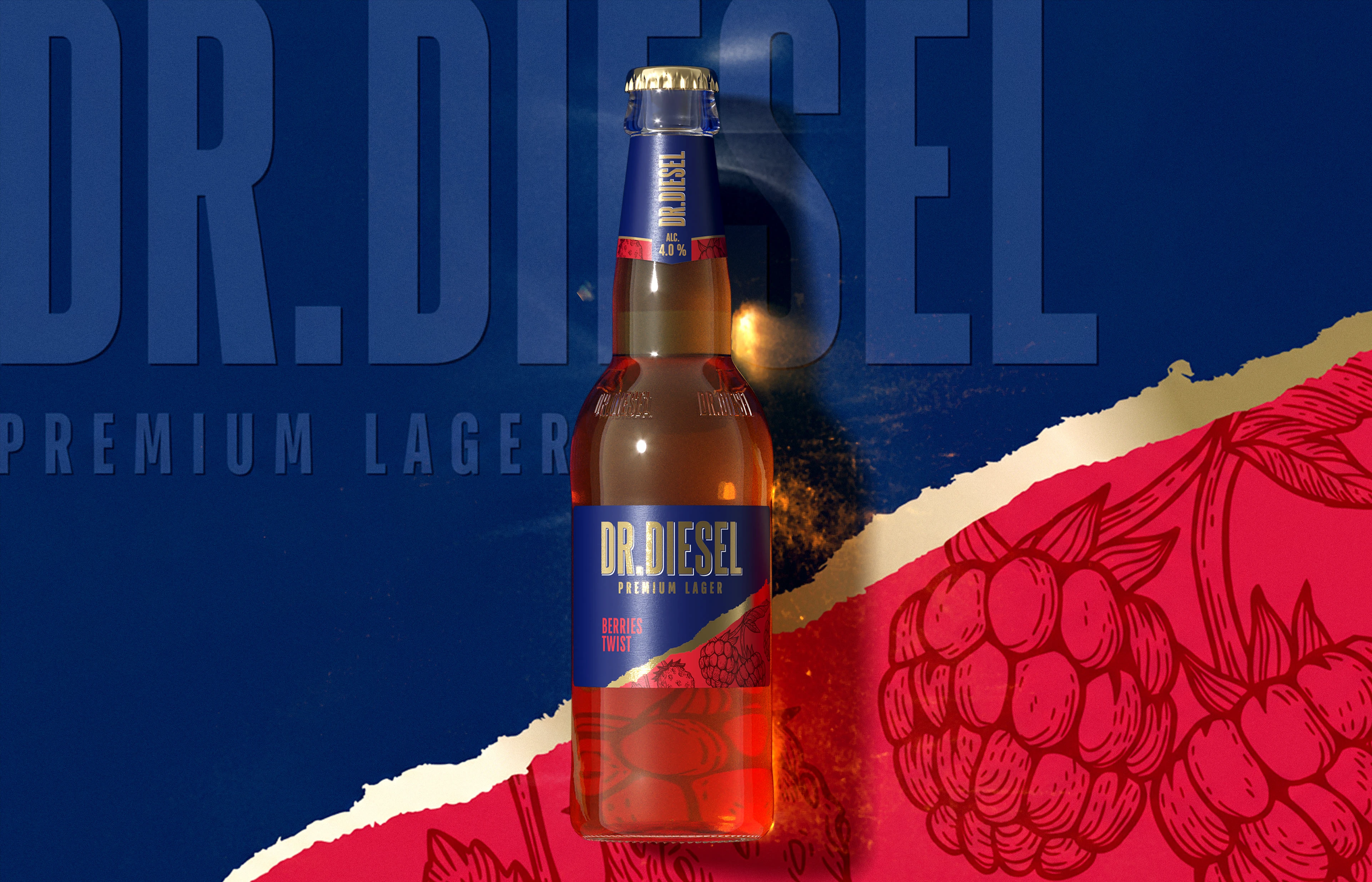 DR.DIESEL Линейка алкогольных напитков — Изображение №7 — Брендинг, Иллюстрация на Dprofile