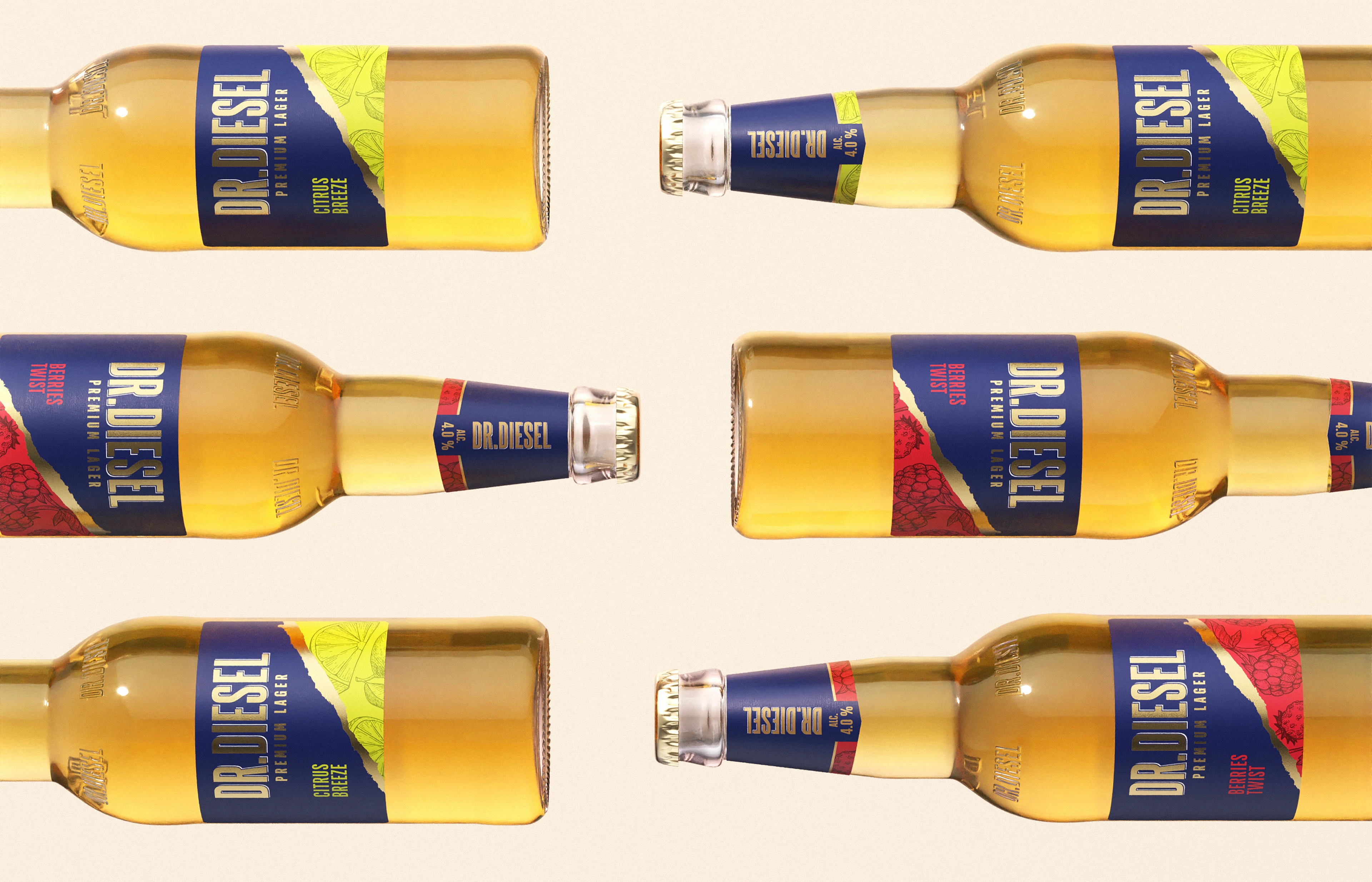 DR.DIESEL Линейка алкогольных напитков — Изображение №8 — Брендинг, Иллюстрация на Dprofile