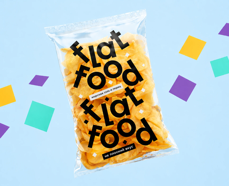 Flat Food — Брендинг на Dprofile