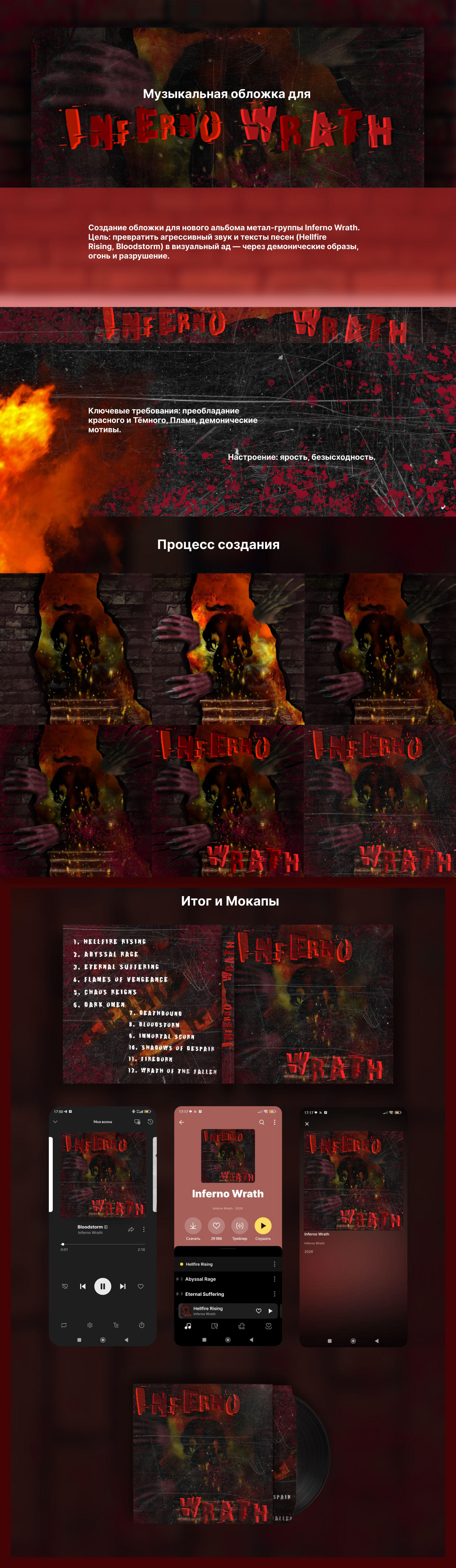 Обложка для "Inferno Wrath" — Изображение №1 — Графика на Dprofile