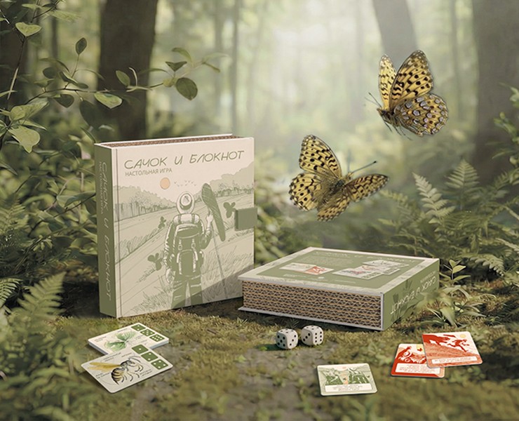 Дизайн настольной игры "САЧОК И БЛОКНОТ" на Dprofile