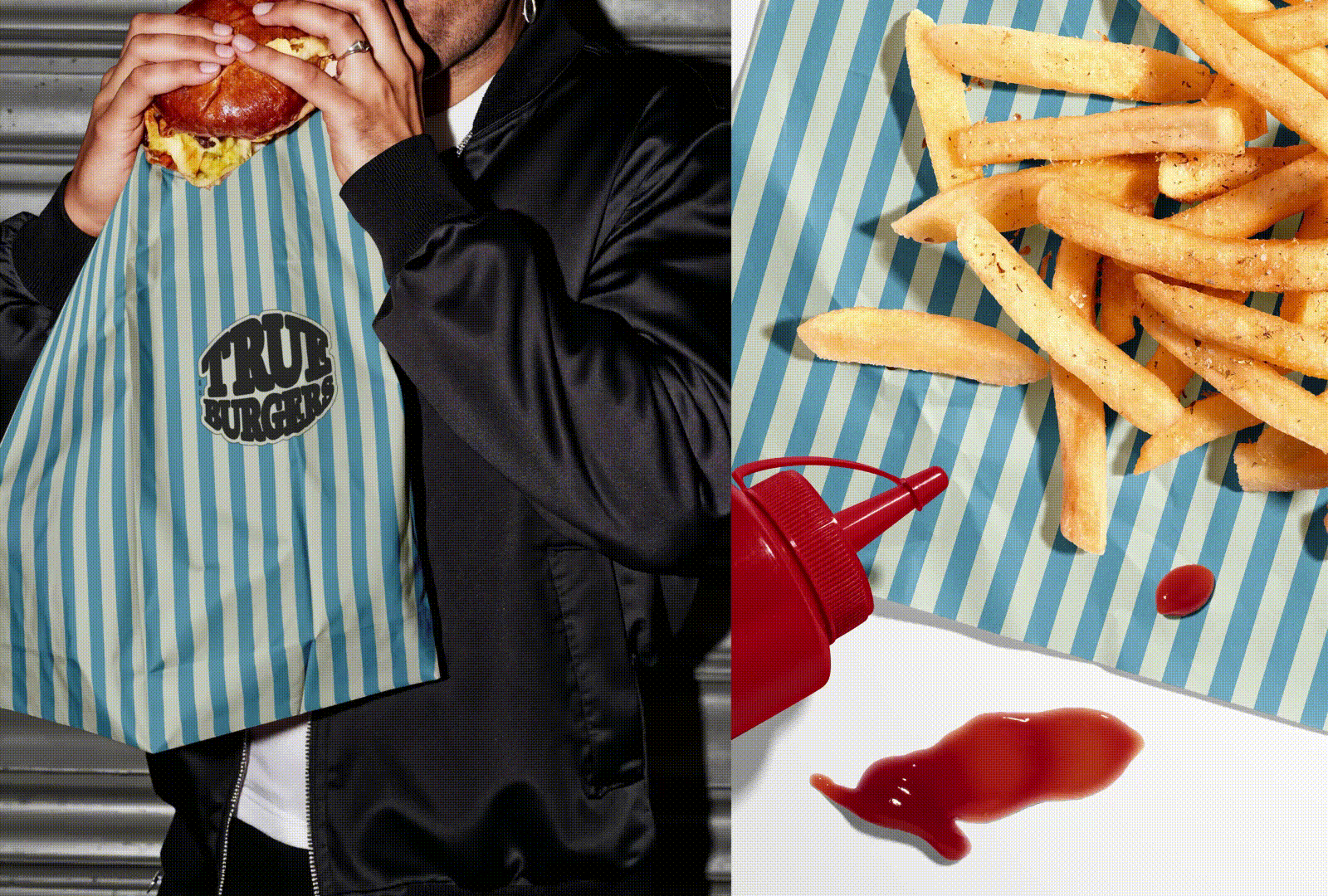 Айдентика True Burgers// identity design — Изображение №11 — Брендинг на Dprofile