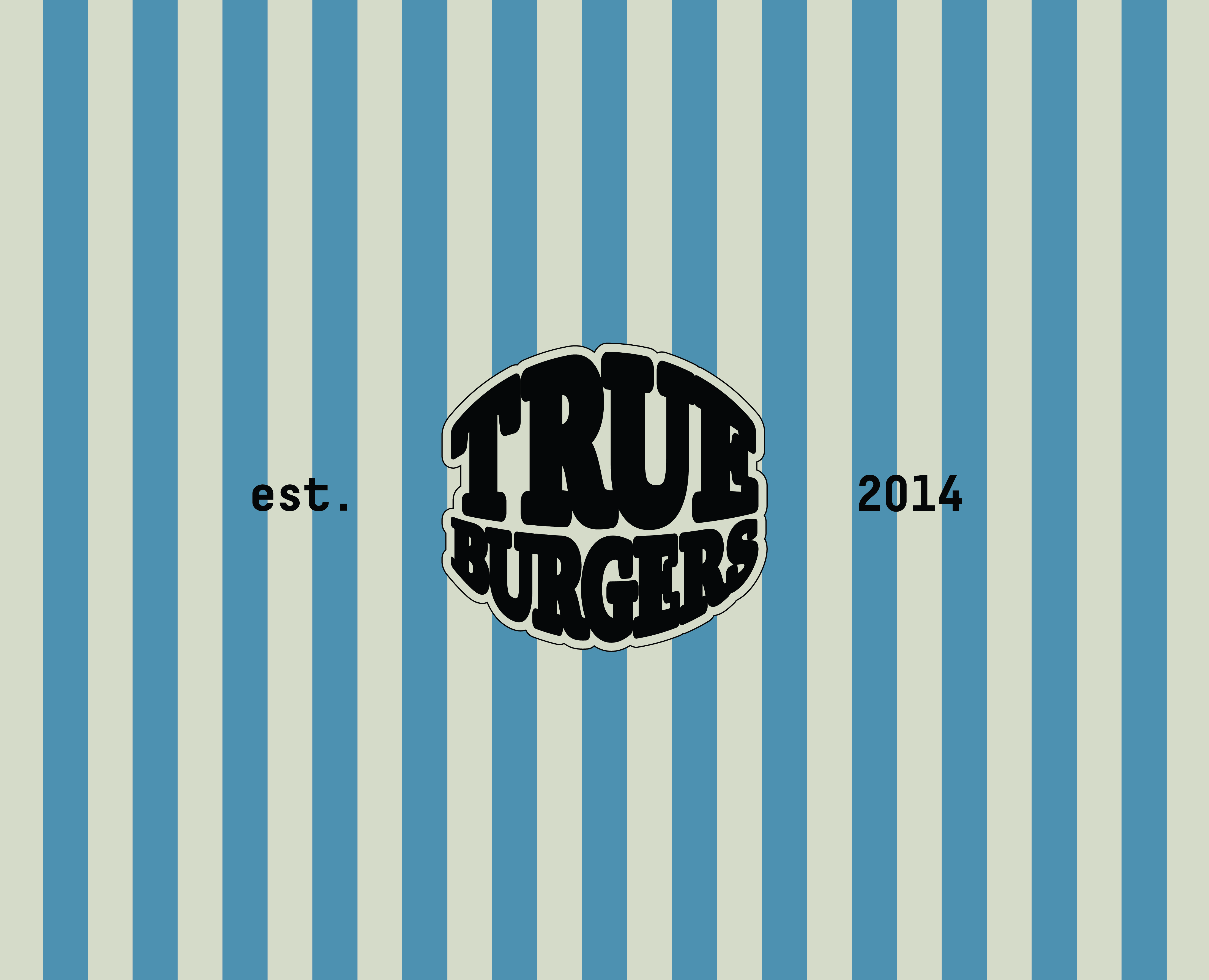 Айдентика True Burgers// identity design на Dprofile