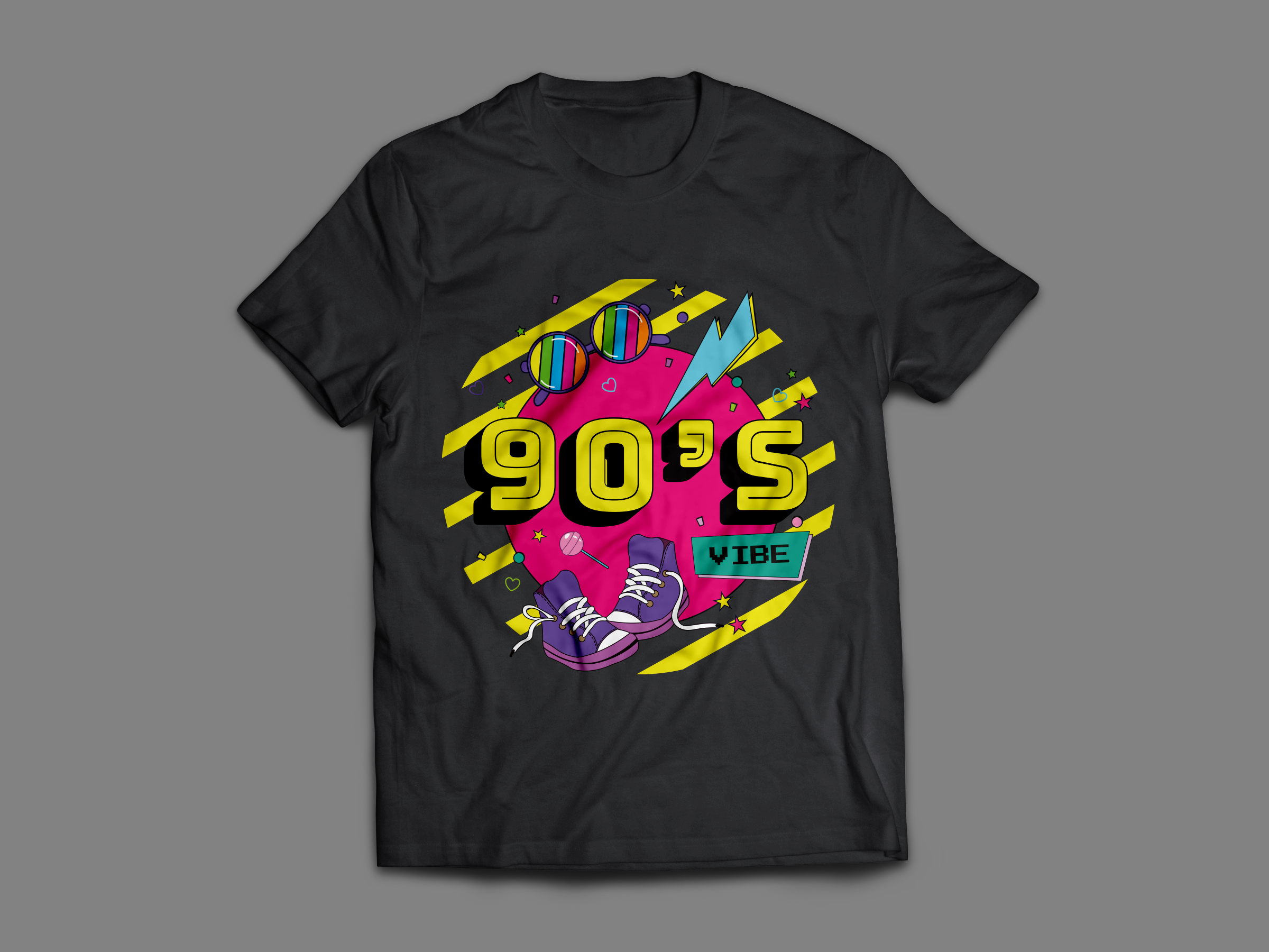 Принт в стиле 90-х — Изображение №2 — Брендинг, Иллюстрация на Dprofile
