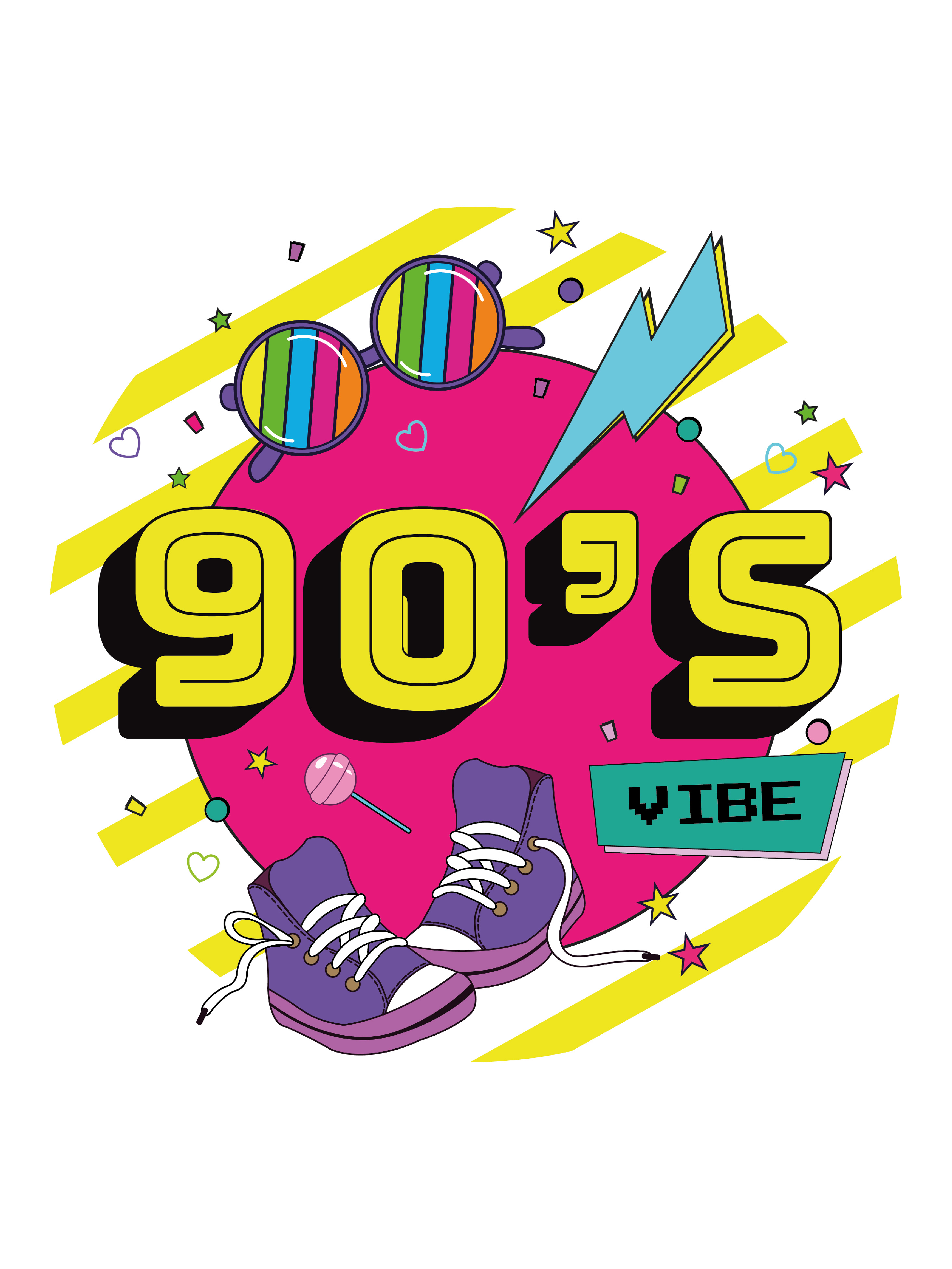 Принт в стиле 90-х — Изображение №3 — Брендинг, Иллюстрация на Dprofile