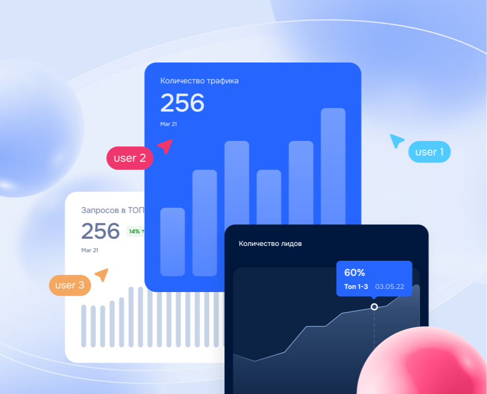 Накрутка ПФ - Landing Page — Интерфейсы, Анимация на Dprofile