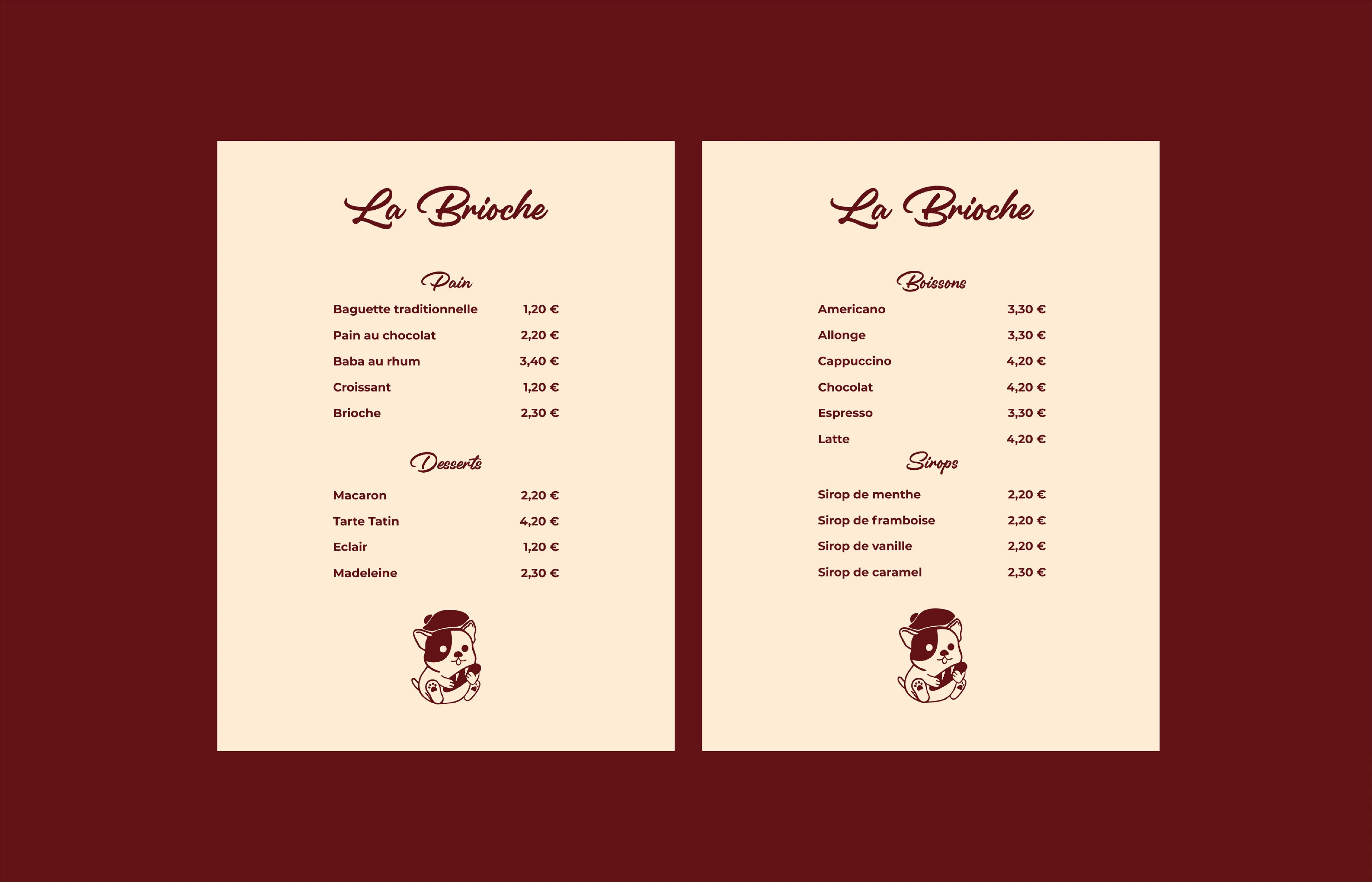 La Brioche — Изображение №4 — Брендинг, Графика на Dprofile
