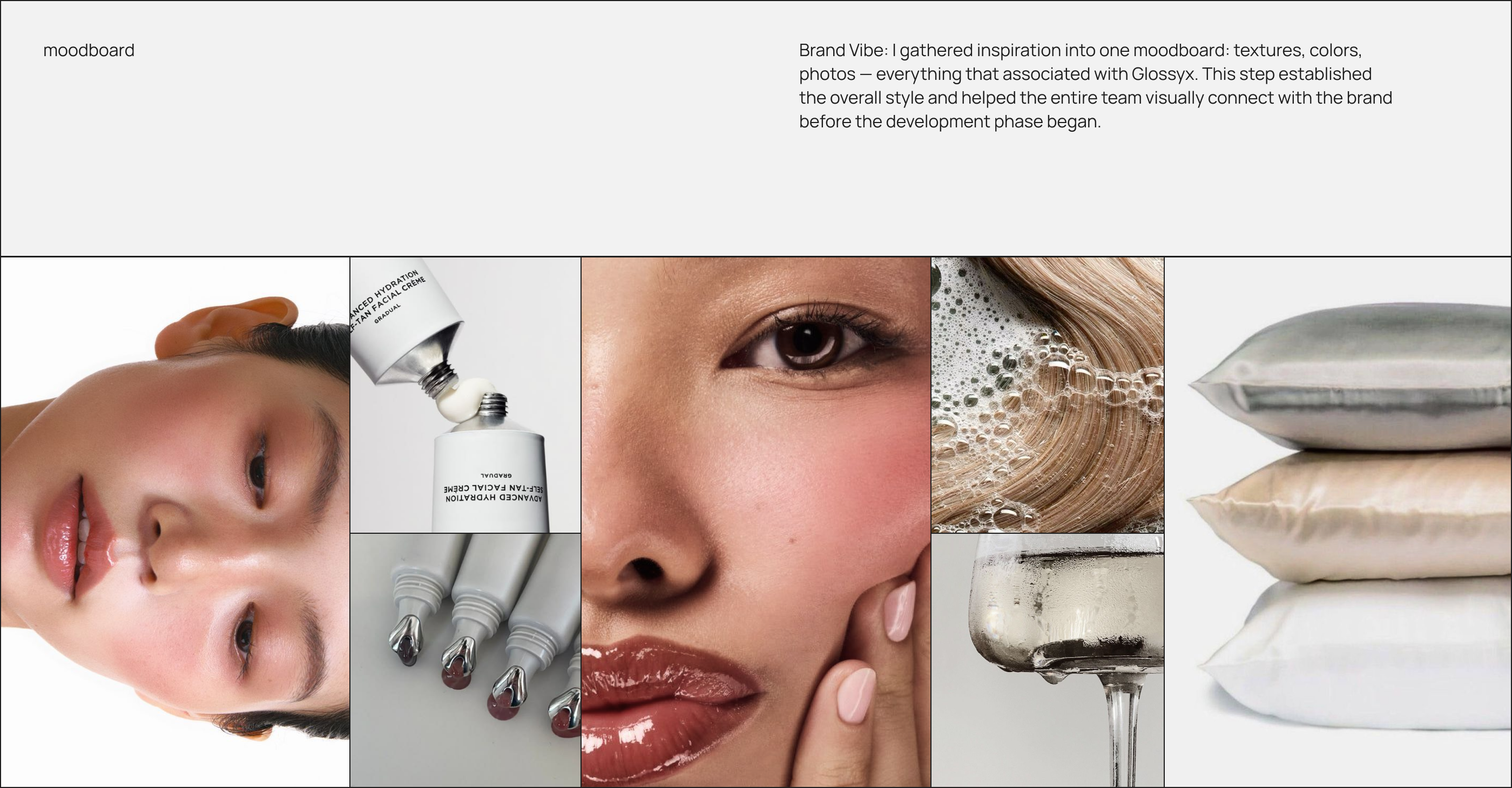 Landing page design for new collection GLOSSYX — Изображение №5 — Интерфейсы, Брендинг на Dprofile