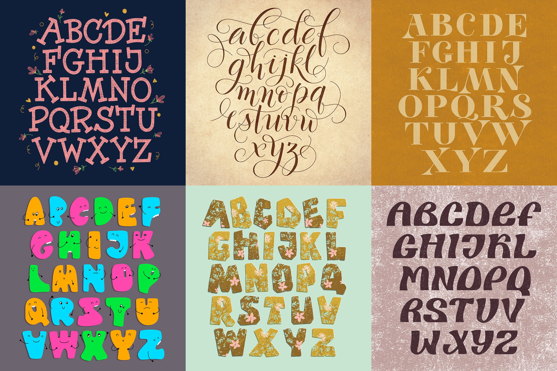 Алфавиты - личный челлендж — Изображение №4 — Иллюстрация, Графика на Dprofile