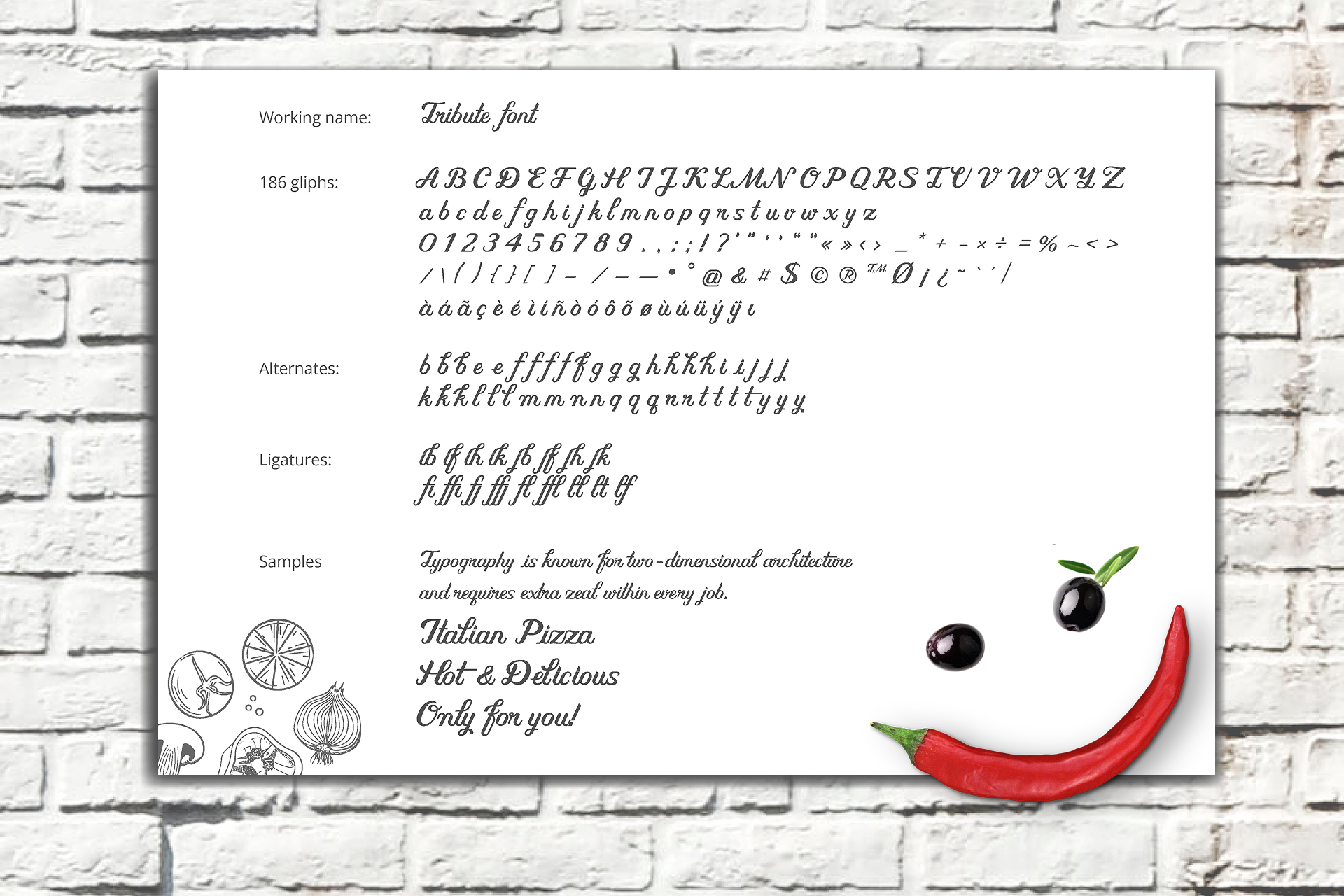 Tribute font — Изображение №3 — Графика на Dprofile