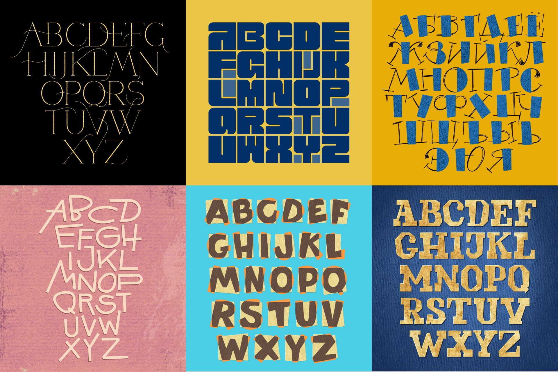 Алфавиты - личный челлендж — Изображение №3 — Иллюстрация, Графика на Dprofile