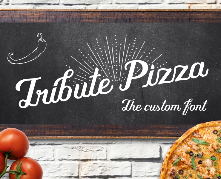 Tribute font — Графика на Dprofile