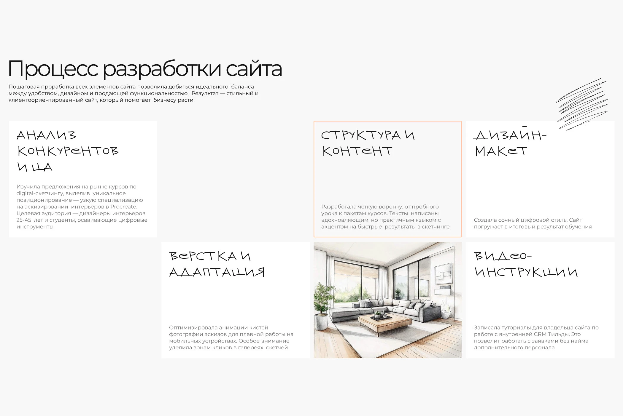 Сайт для продажи курса / Дизайн и верстка на Tilda — Изображение №2 — Интерфейсы на Dprofile