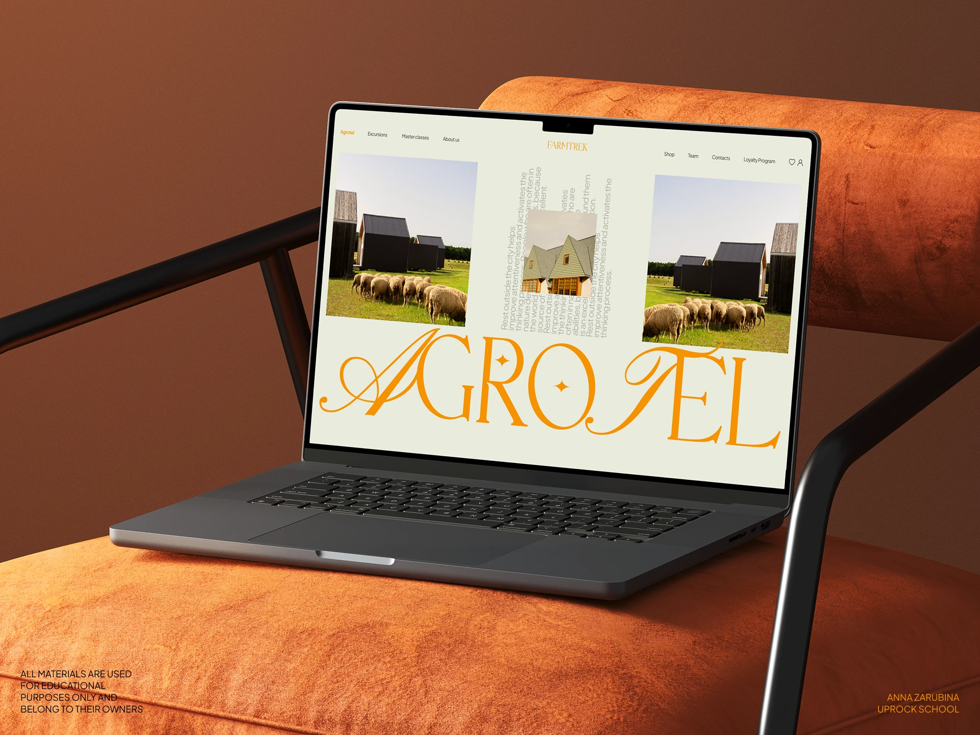 Corporate website dedicated to Agritourism — Изображение №12 — Интерфейсы, Брендинг на Dprofile