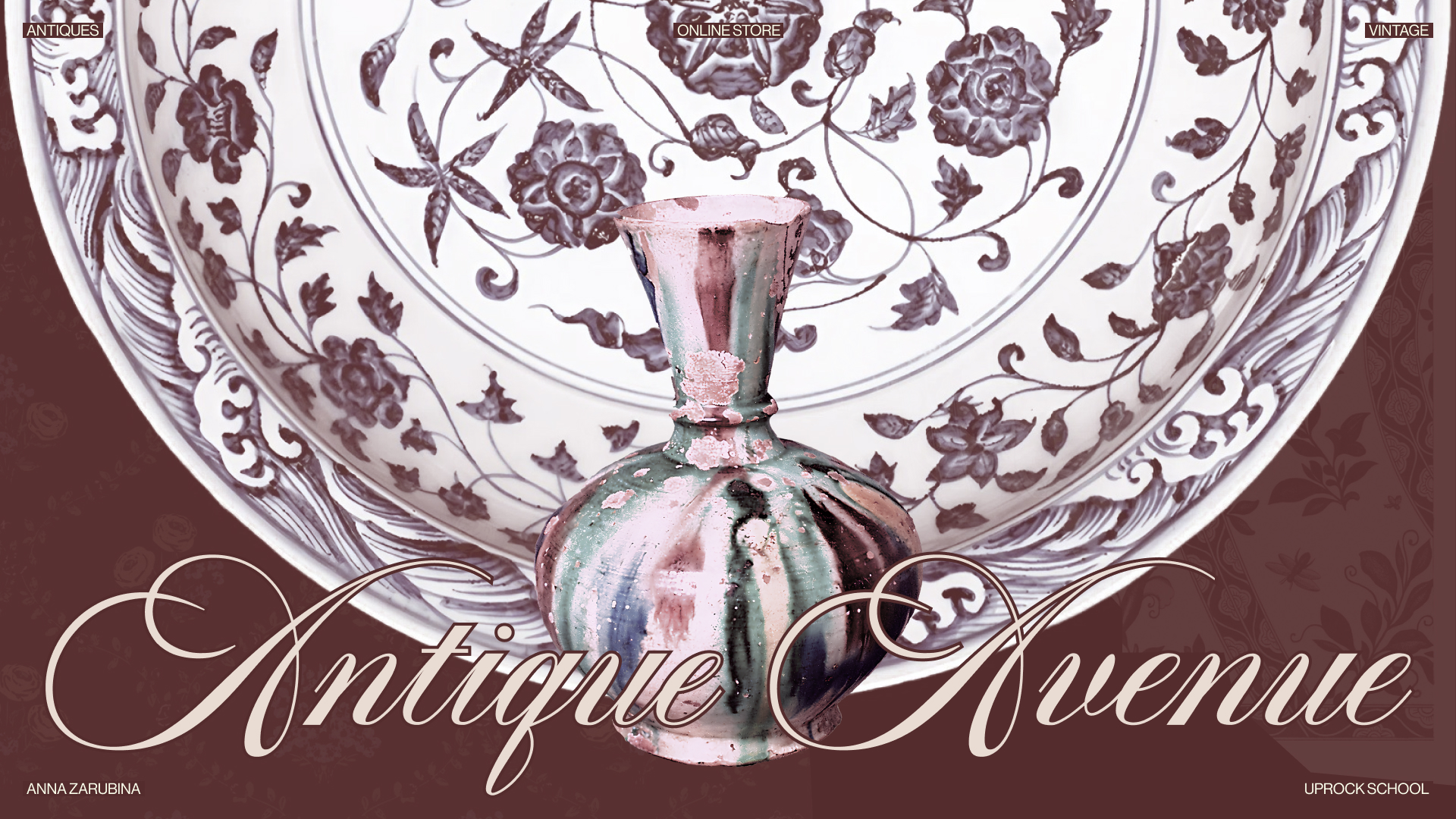 Online store of antiques and vintage items — Изображение №1 — Интерфейсы, Брендинг на Dprofile