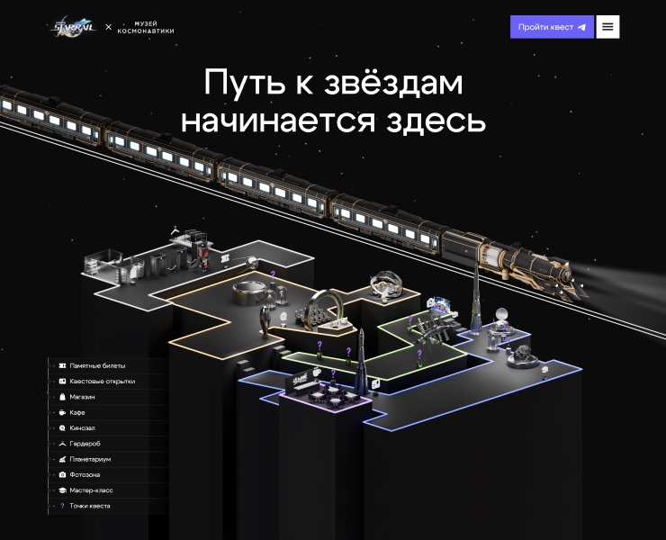 Honkai: Star Rail × Музей космонавтики | Квест к 12 апреля на Dprofile