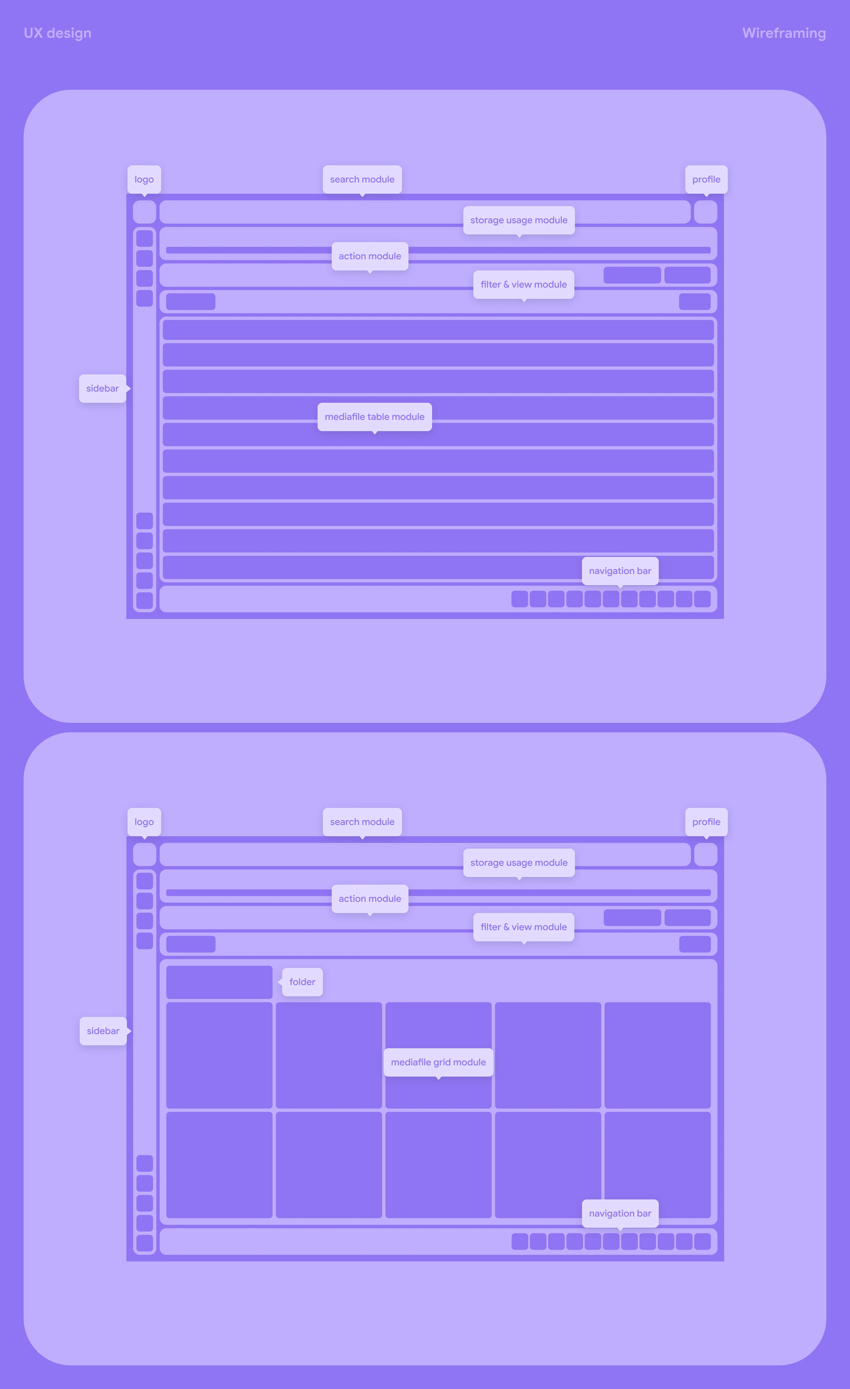 MEDIA STORAGE | PRODUCT, UX/UI DESIGN — Изображение №8 — Интерфейсы на Dprofile