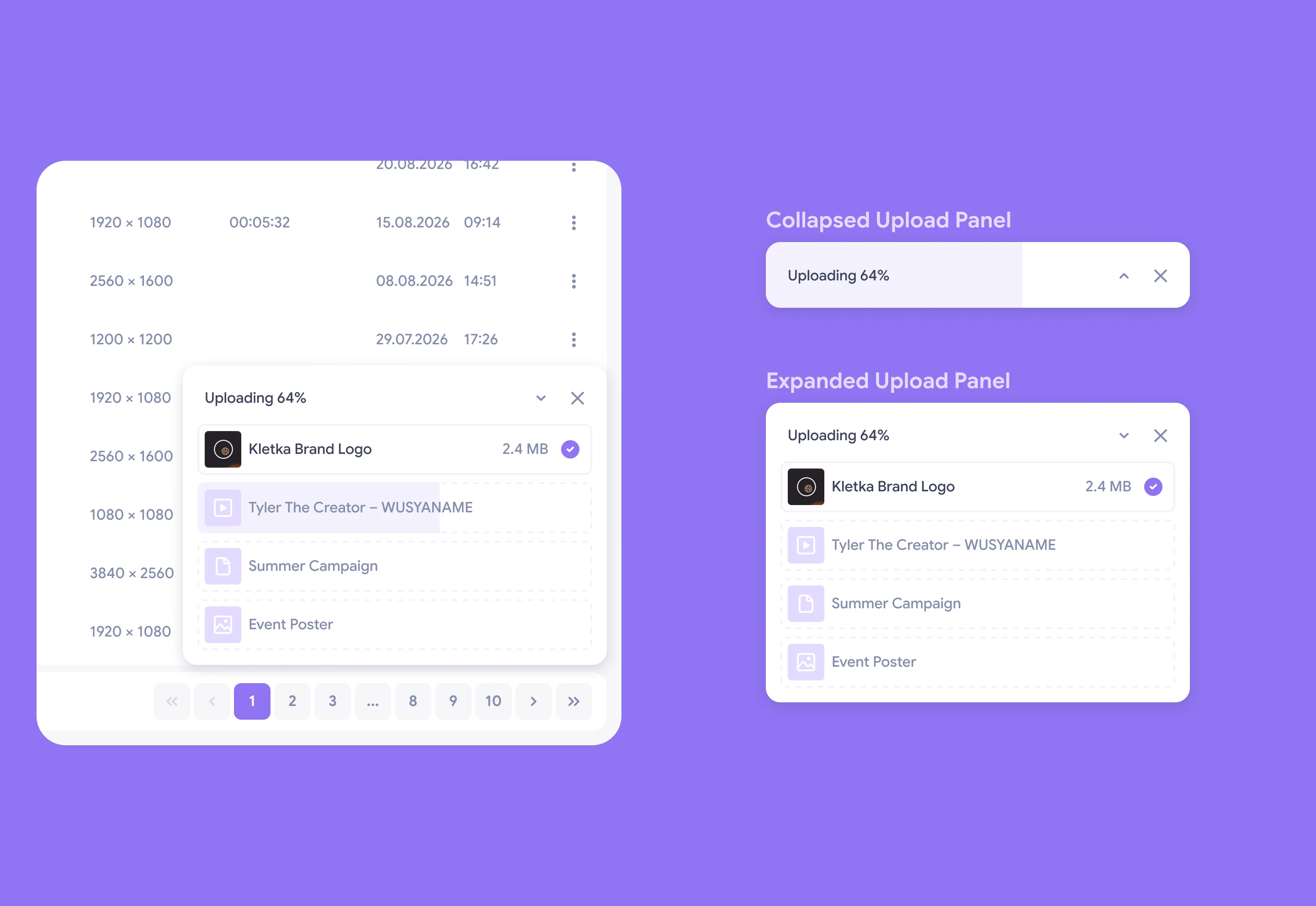 MEDIA STORAGE | PRODUCT, UX/UI DESIGN — Изображение №15 — Интерфейсы на Dprofile