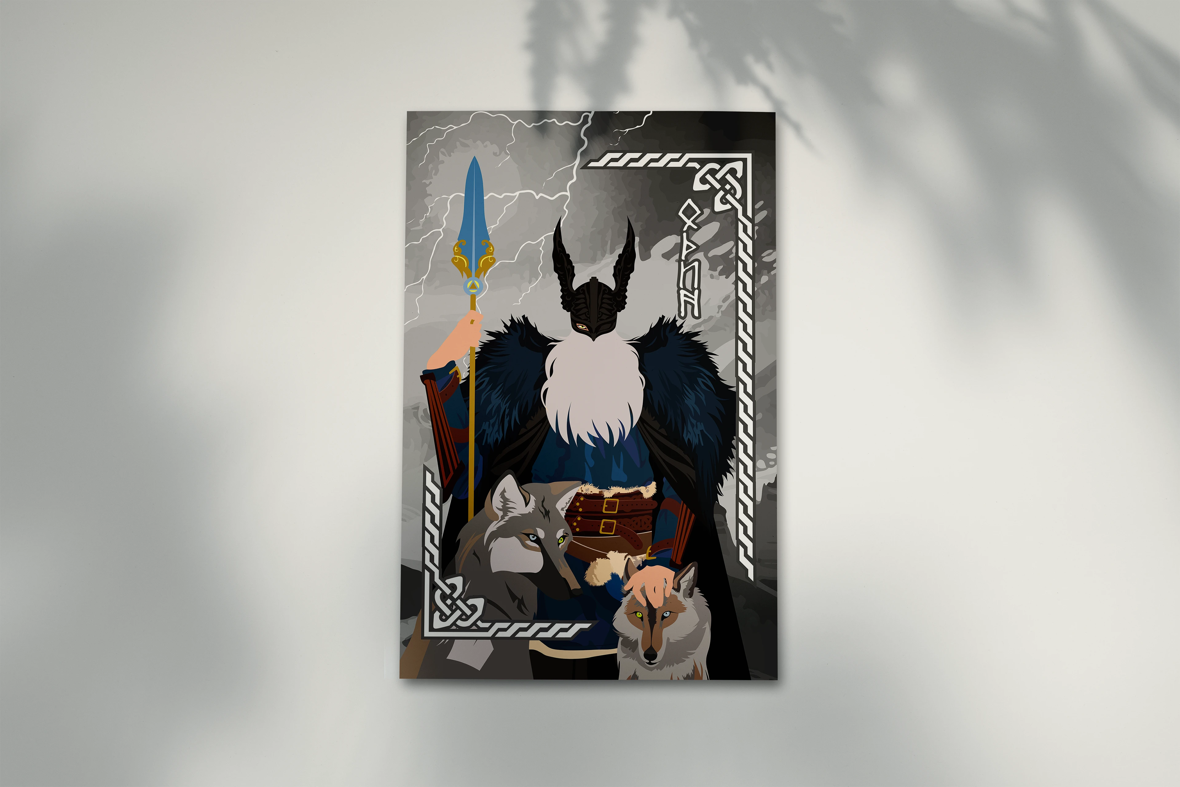 ИЛЛЮСТРАЦИИ I ILLUSTRATIONS Скандинавские боги — Изображение №6 — Иллюстрация, Графика на Dprofile