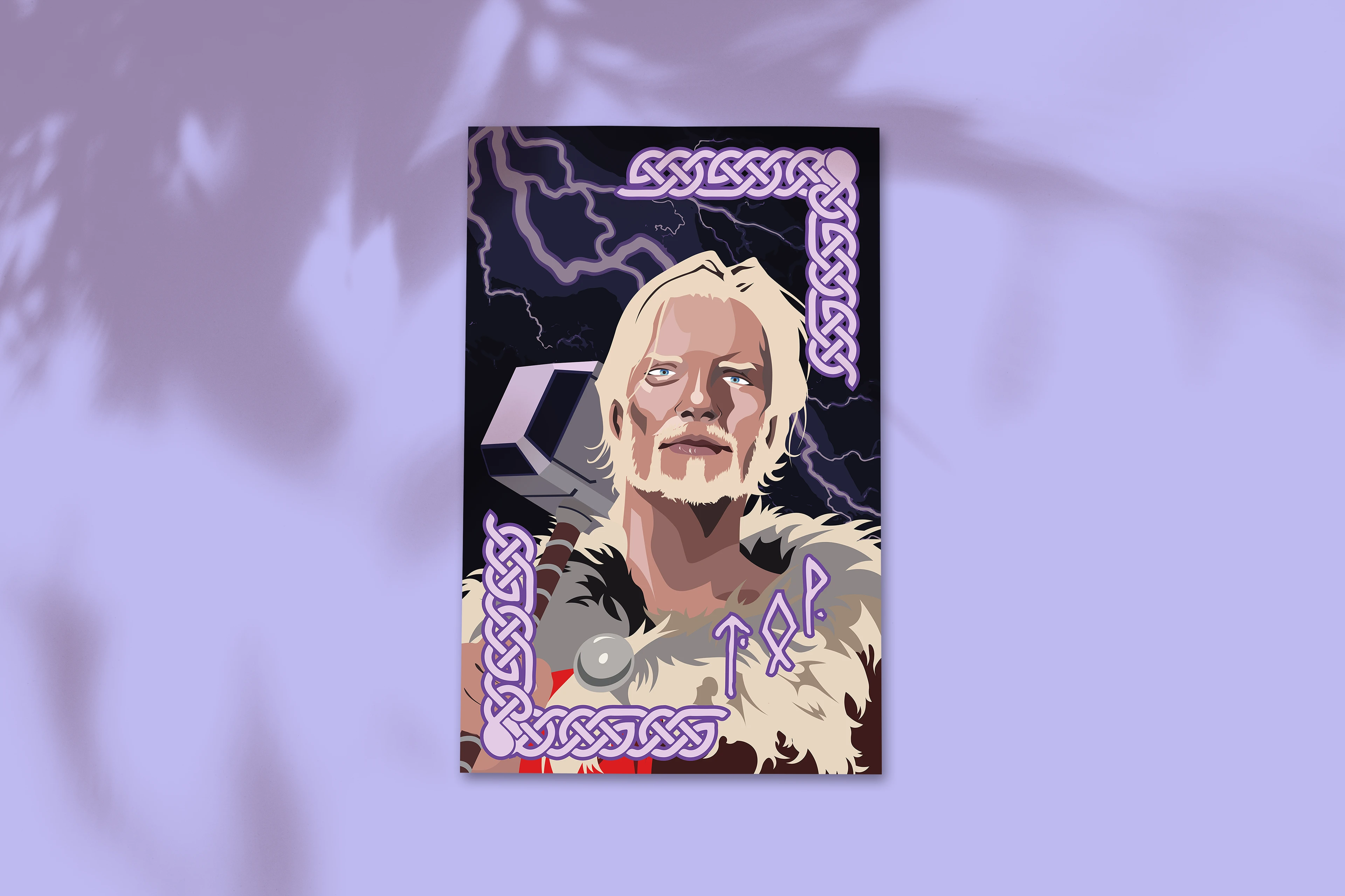 ИЛЛЮСТРАЦИИ I ILLUSTRATIONS Скандинавские боги — Изображение №8 — Иллюстрация, Графика на Dprofile