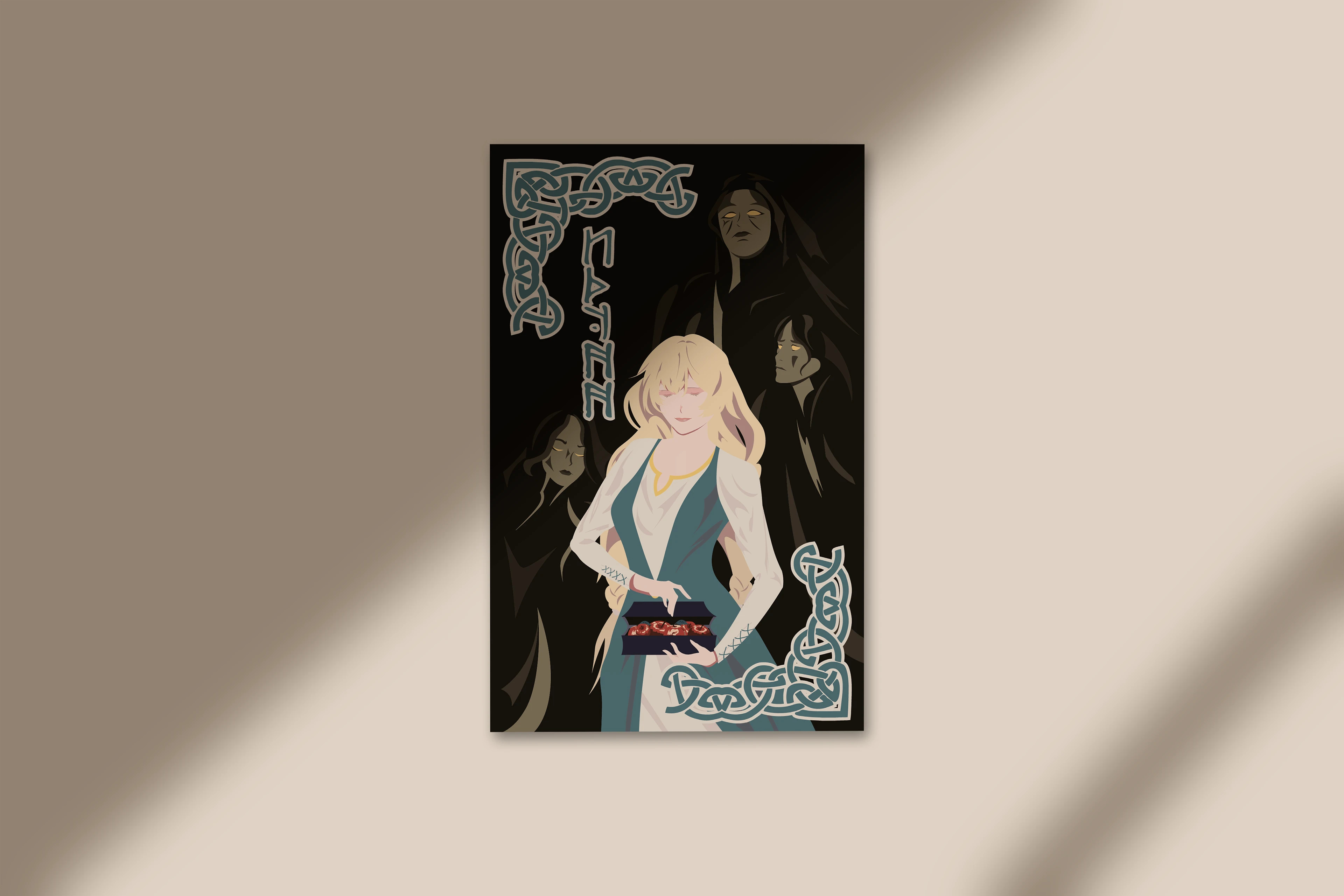 ИЛЛЮСТРАЦИИ I ILLUSTRATIONS Скандинавские боги — Изображение №3 — Иллюстрация, Графика на Dprofile