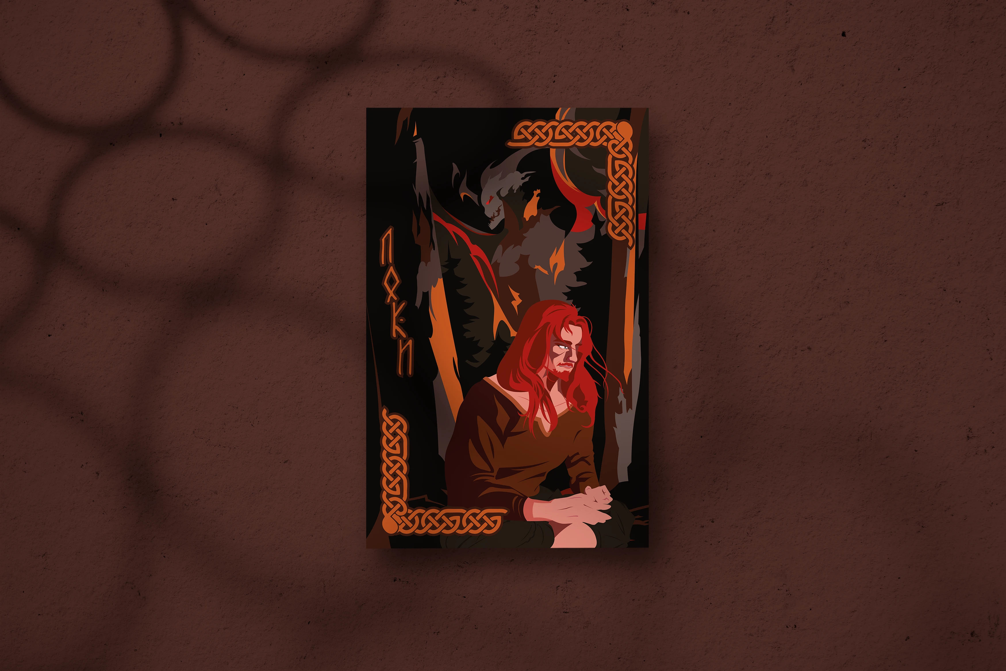 ИЛЛЮСТРАЦИИ I ILLUSTRATIONS Скандинавские боги — Изображение №4 — Иллюстрация, Графика на Dprofile