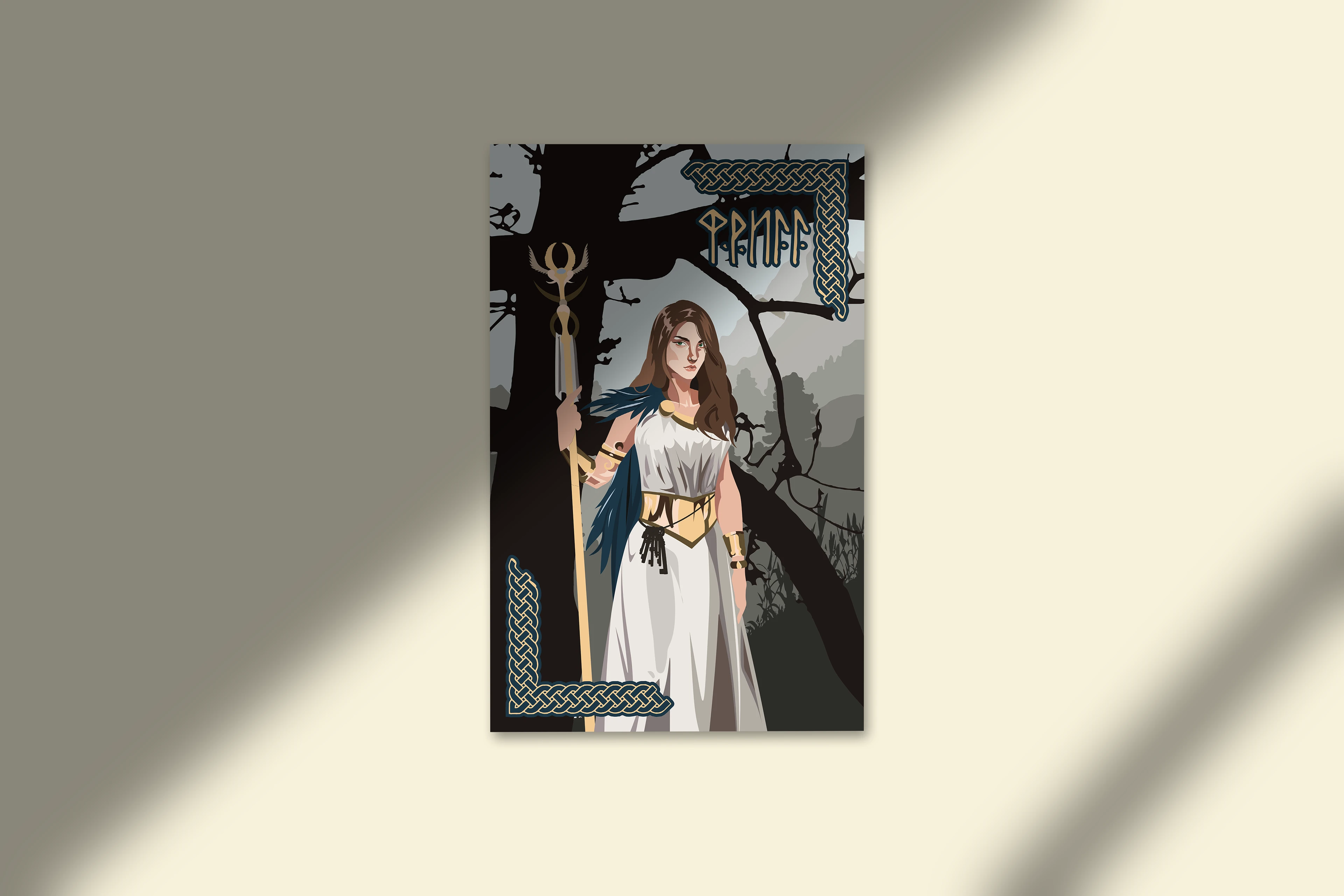 ИЛЛЮСТРАЦИИ I ILLUSTRATIONS Скандинавские боги — Изображение №9 — Иллюстрация, Графика на Dprofile