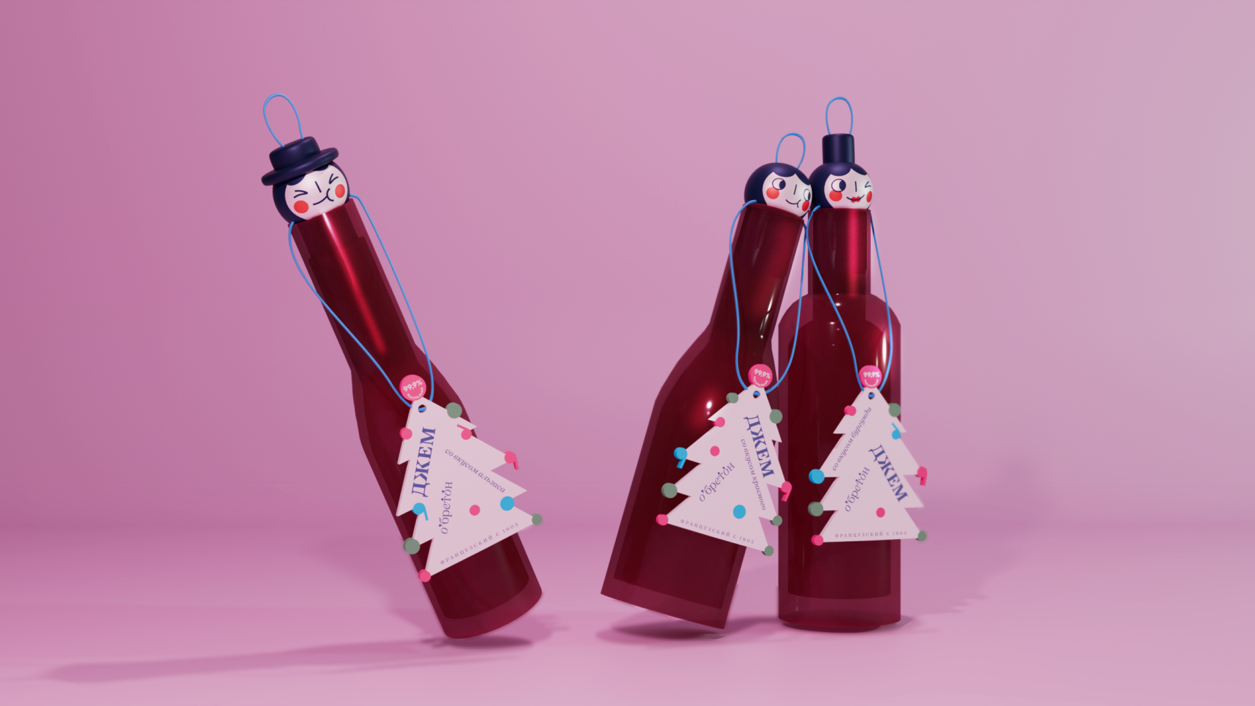 Упаковка джема O'бретон — Изображение №10 — Брендинг, 3D на Dprofile