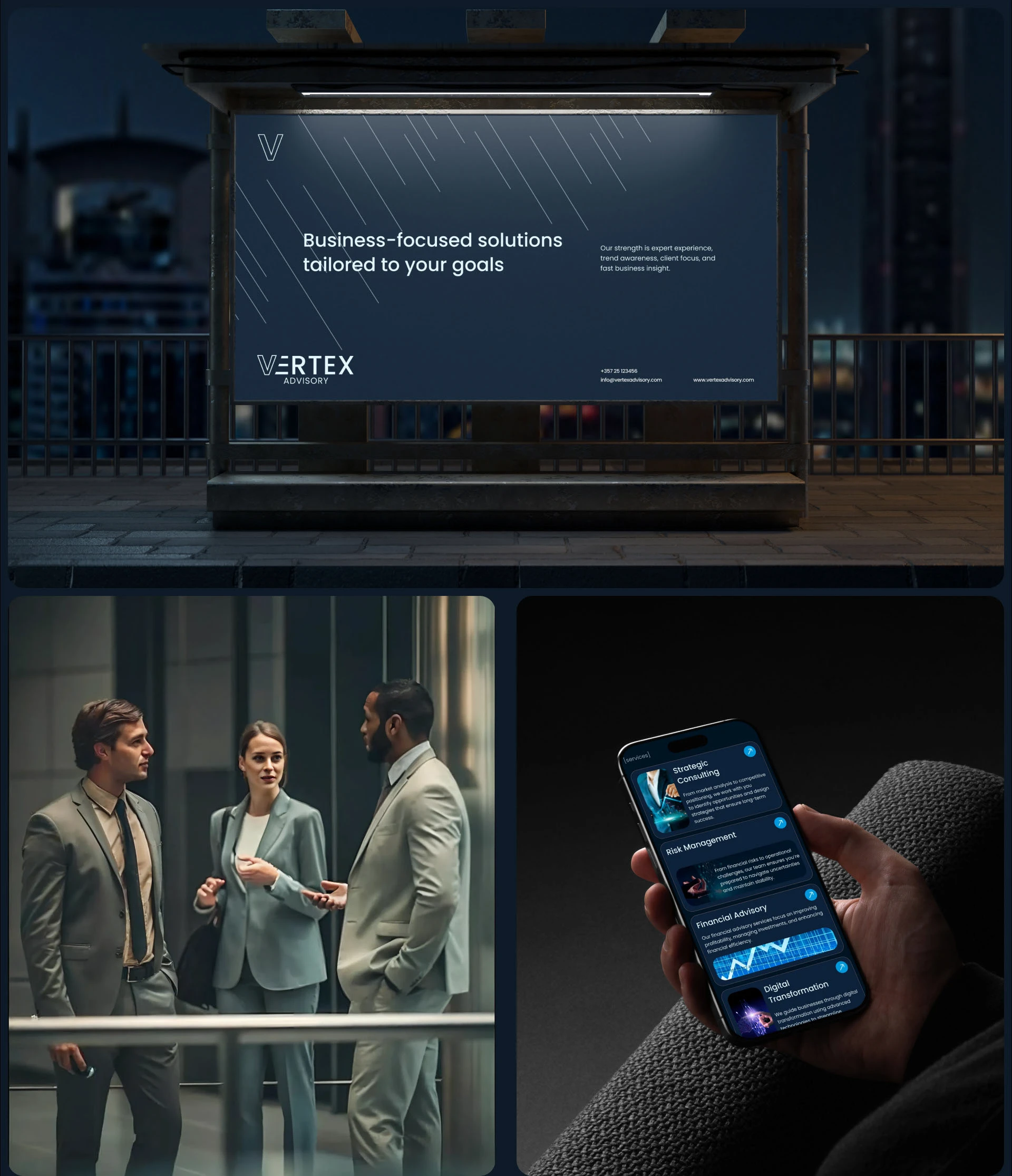 VERTEX advisory | Corporate Website — Изображение №19 — Интерфейсы на Dprofile