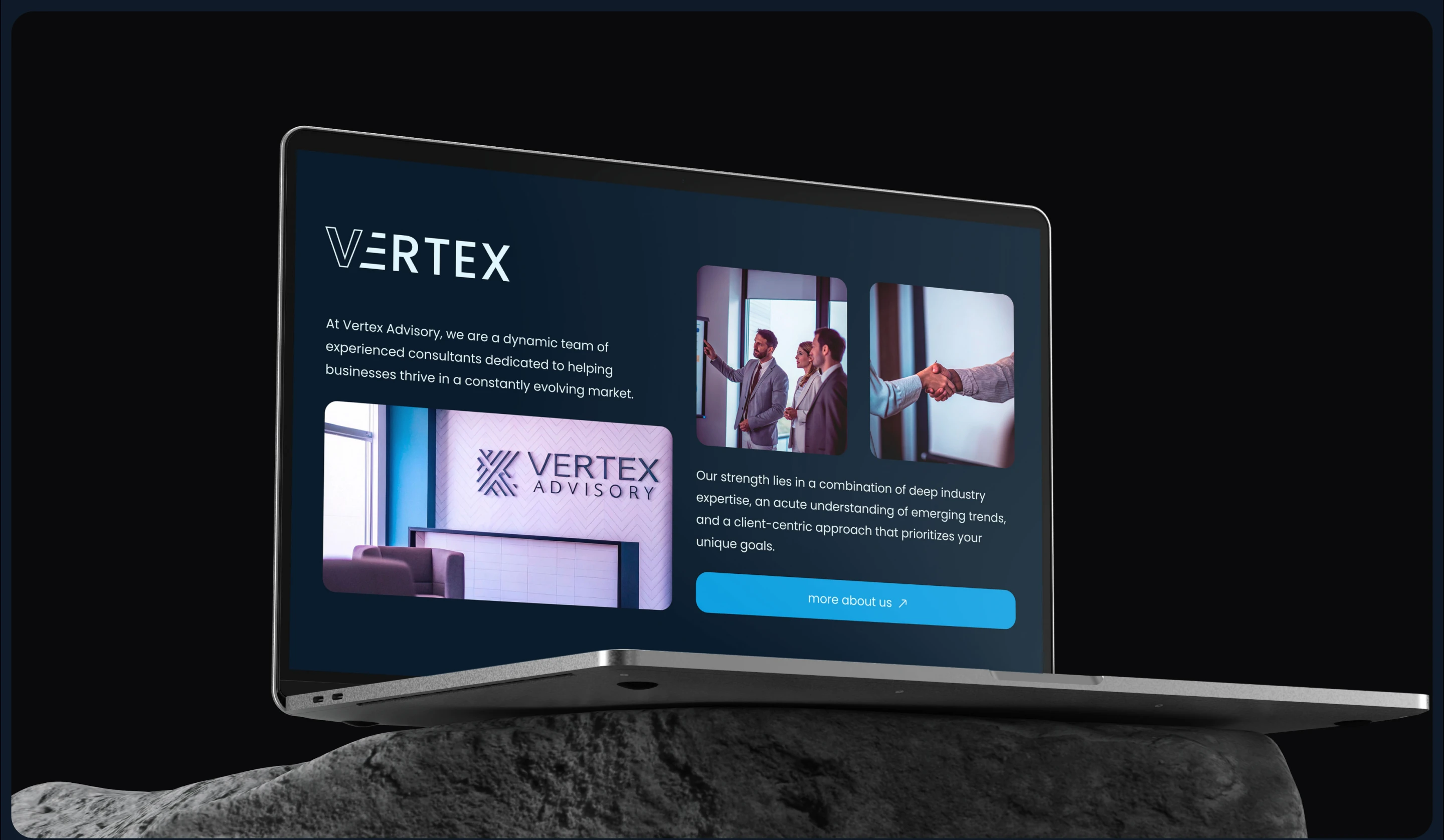 VERTEX advisory | Corporate Website — Изображение №22 — Интерфейсы на Dprofile