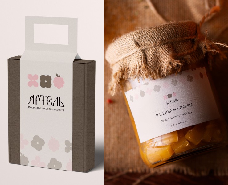 Логотип для бренда русских сладостей «Артель» на Dprofile