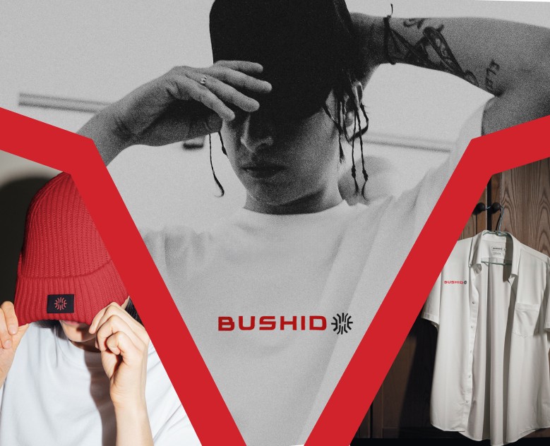 Логотип для линейки мерча BUSHIDO на Dprofile