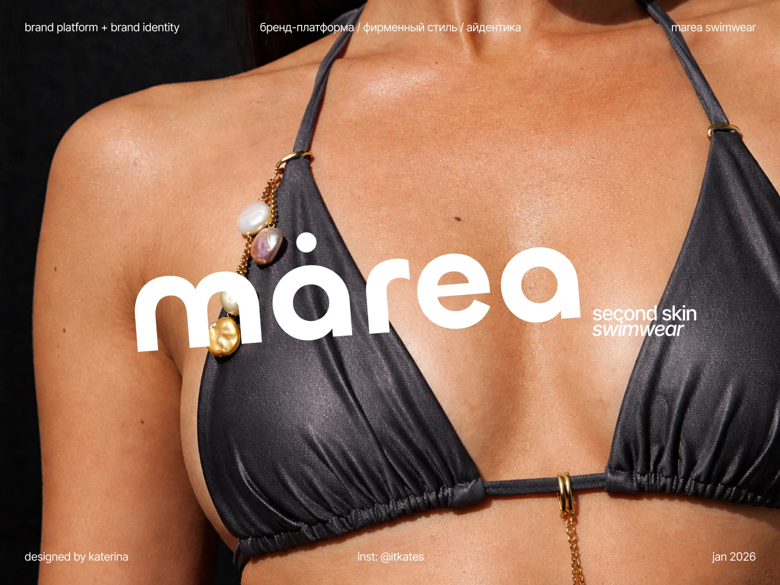 Айдентика / Brand Identity / MAREA swimwear — Изображение №1 — Брендинг, Графика на Dprofile