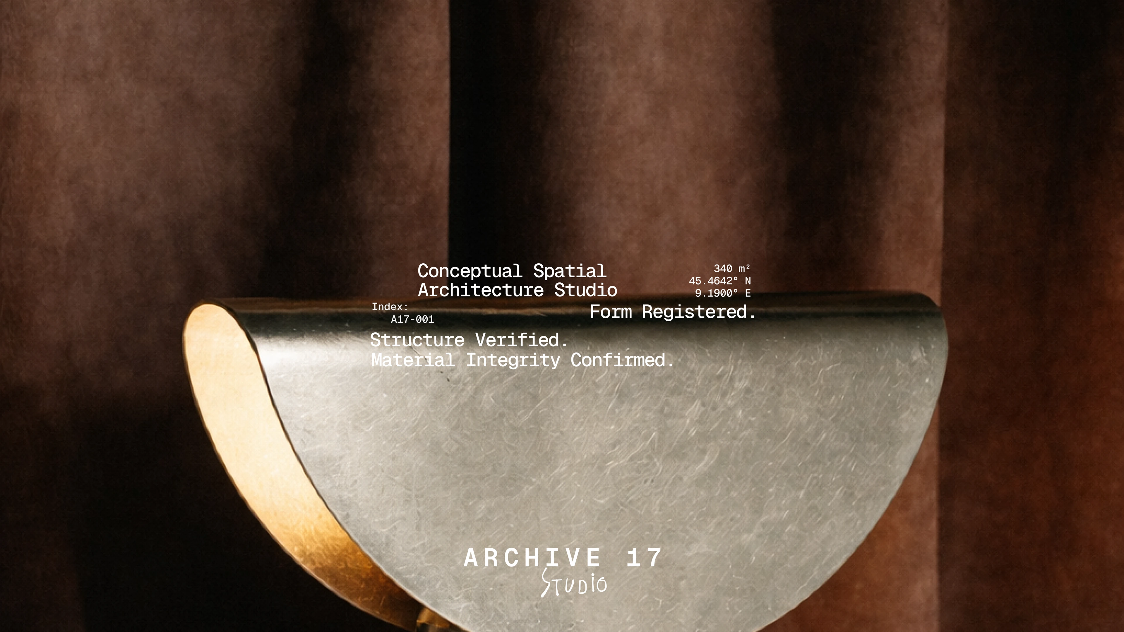 Айдентика для студии архитектуры / ARCHIVE 17 — Изображение №1 — Брендинг, Графика на Dprofile