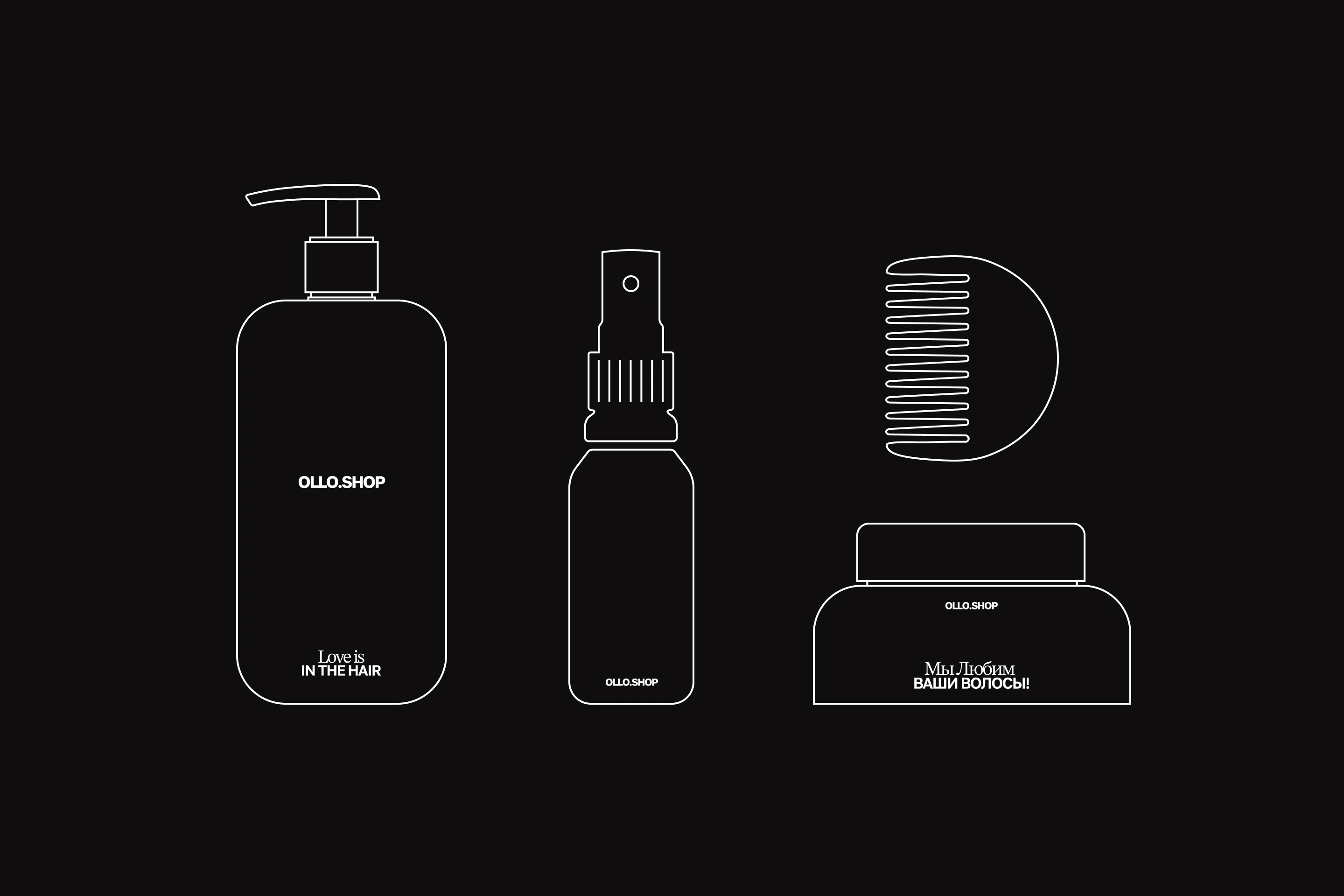Ollo Shop / Фирменный стиль / Косметика — Изображение №3 — Брендинг, Маркетинг на Dprofile