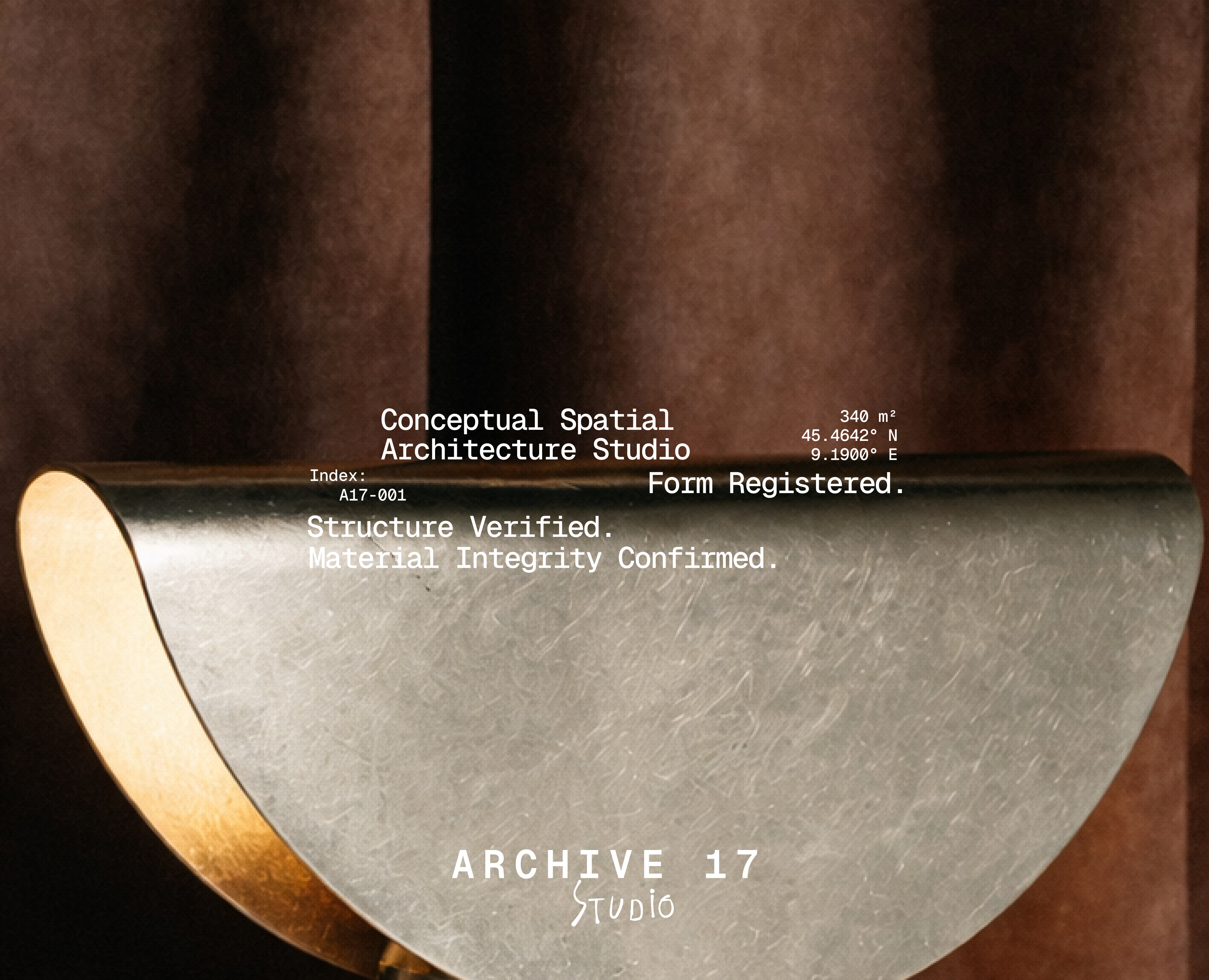 Айдентика для студии архитектуры / ARCHIVE 17 на Dprofile