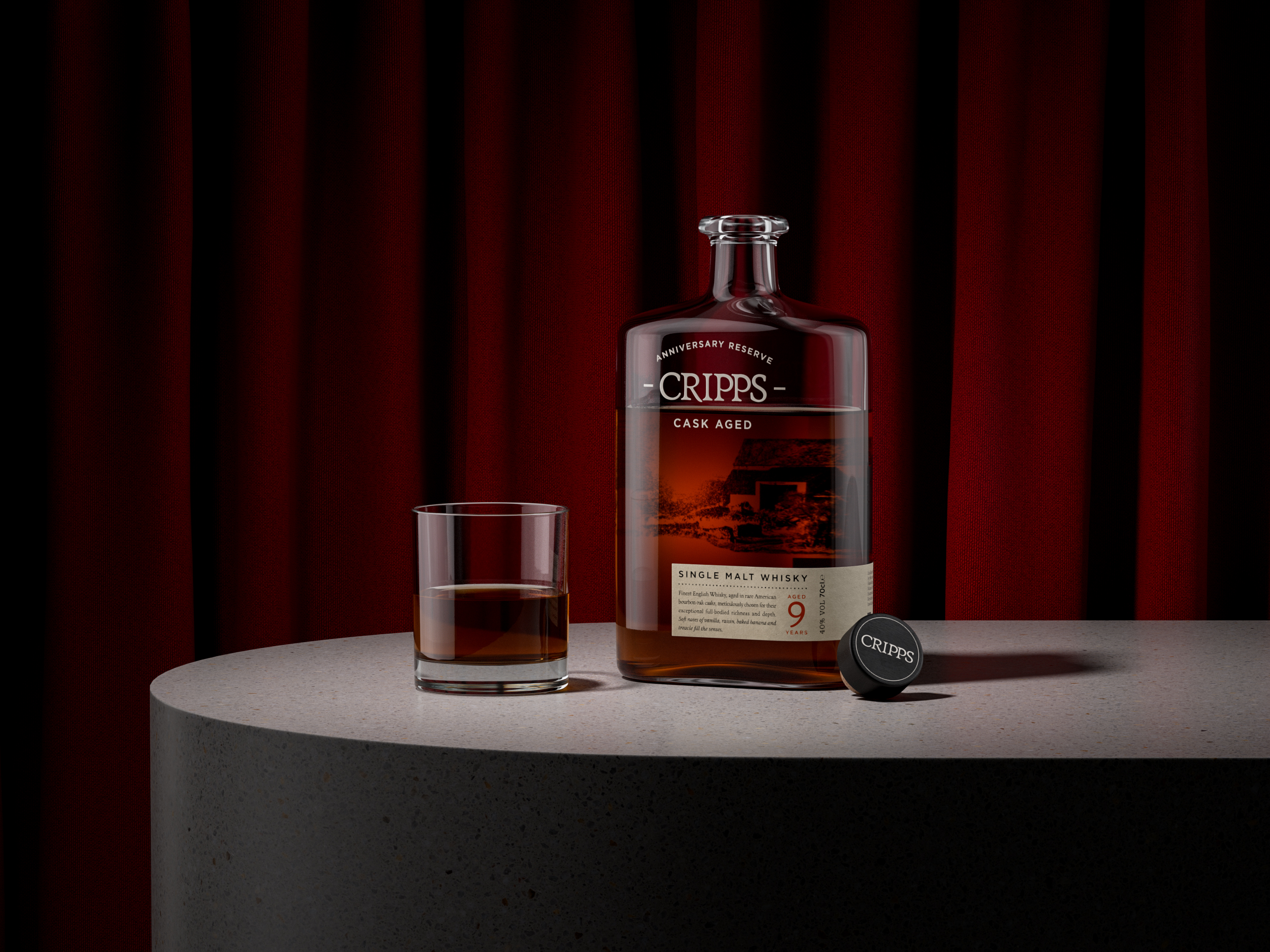 Whisky Bottle | Full CGI Visualization — Изображение №5 — 3D на Dprofile