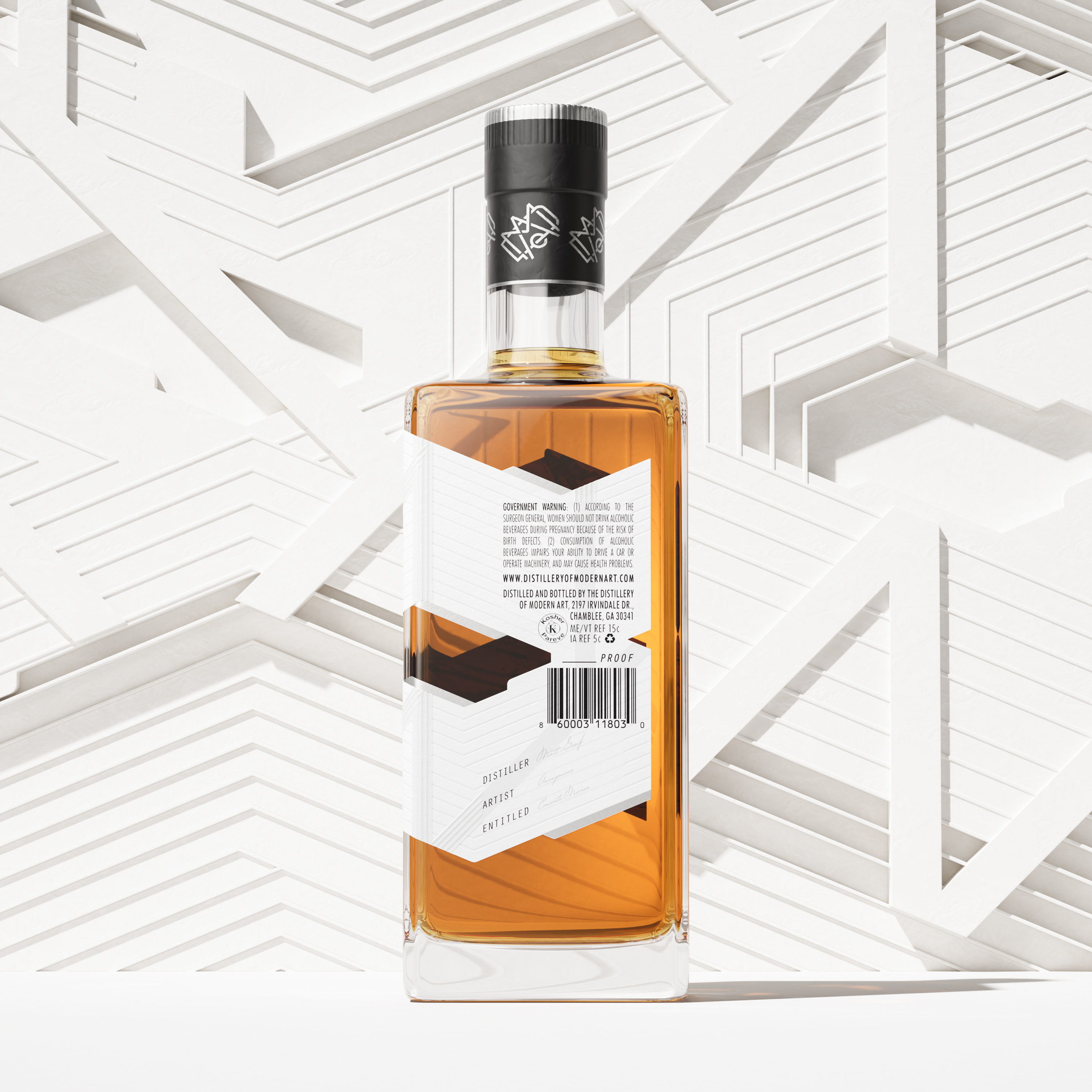 Whiskey Bottle | Full CGI Visualization — Изображение №3 — 3D на Dprofile